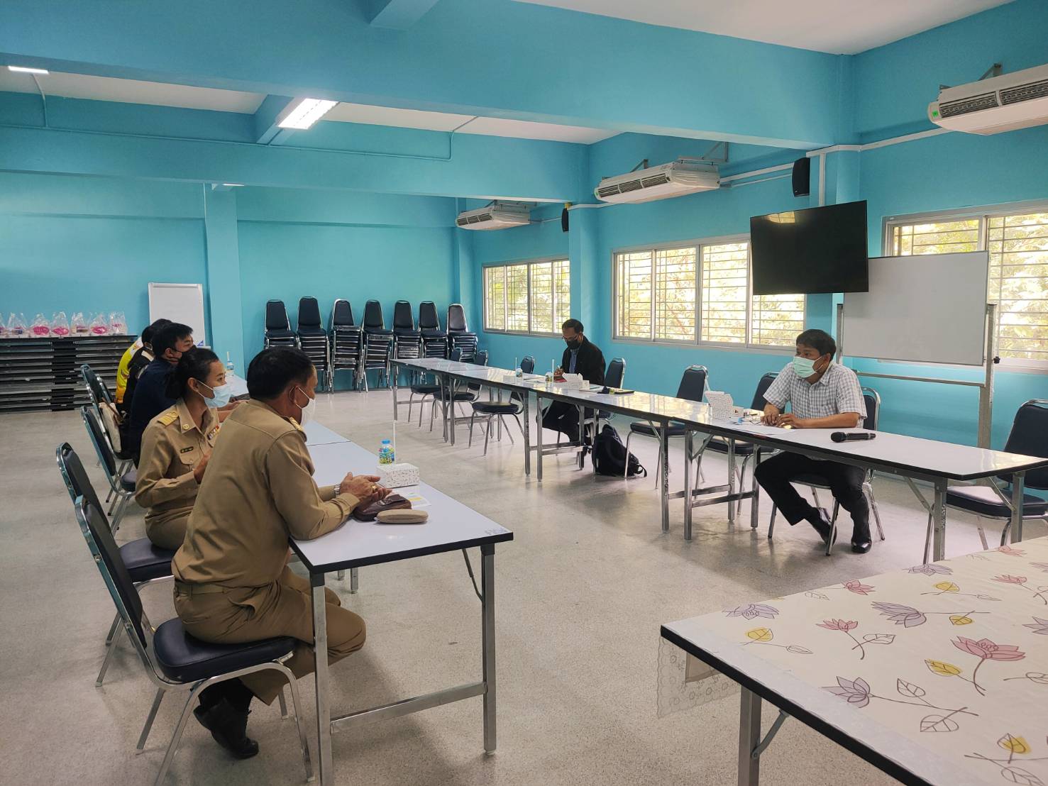 พช. ยโสธร  พัฒนาการจังหวัดยโสธร ร่วมการประชุมโครงการวิจัยเพื่อพัฒนาพื้นที่เพื่อแก้ไขปัญหาความยากจนแบบเบ็ดเสร็จแและแม่นยำ ในพื้นที่จังหวัดยโสธร