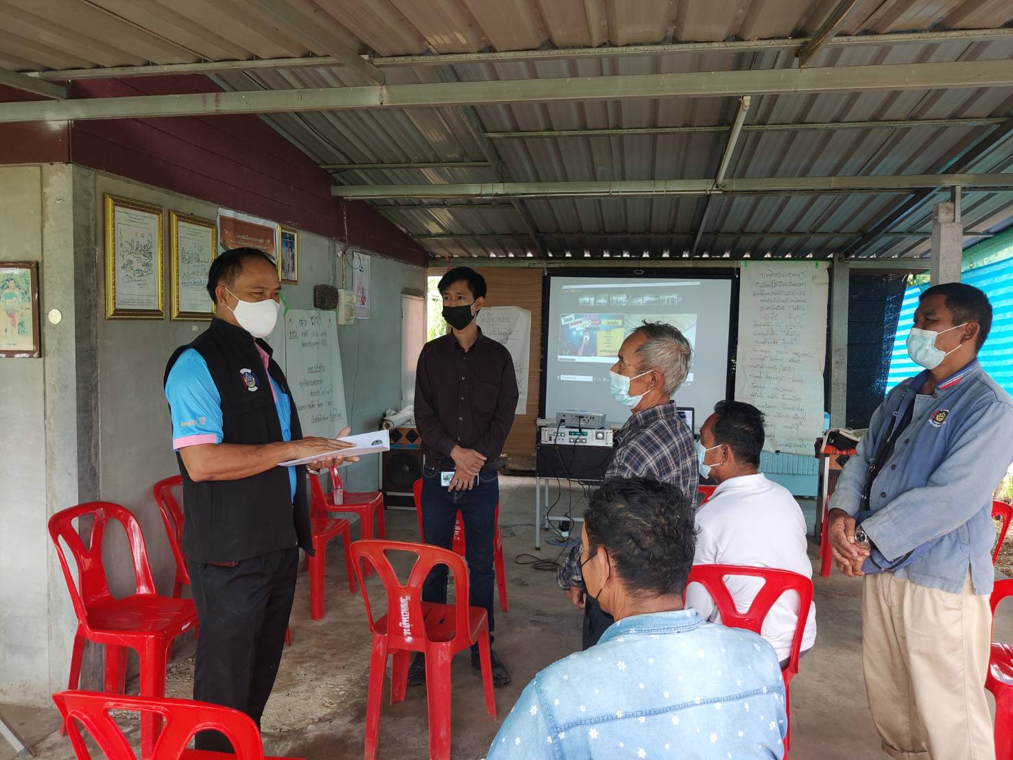 พช. ยโสธร พัฒนาการจังหวัดยโสธรตรวจเยี่ยมโครงการพัฒนาพื้นที่ต้นแบบการพัฒนาคุณภาพชีวิตตามหลักทฤษฎีใหม่ ประยุกต์สู่ “โคก หนอง นา โมเดล” กิจกรรมที่ 1 ฝึกอบรมระยะสั้นการพัฒนากสิกรรมสู่ระบบเศรษฐกิจพอเพียง รูปแบบโคก หนอง นา โมเดล พื้นที่อำเภอคำเขื่อนแก้ว