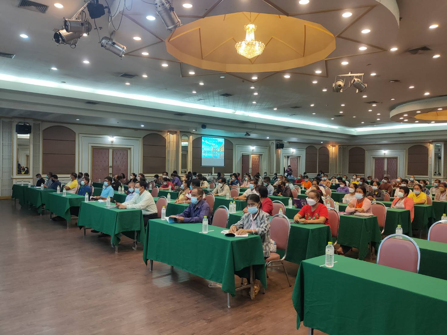 พช.ยโสธร พัฒนาการจังหวัดยโสธร เป็นวิทยากร บรรยาย”แนวทางการส่งเสริมการทำการเกษตรด้วยโคก หนอง นา โมเดลในพื้นที่จังหวัดยโสธร”