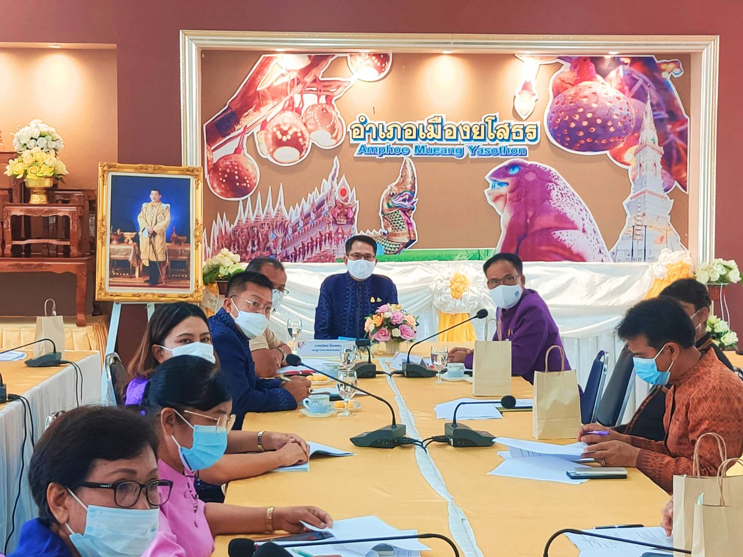 พช. ยโสธร จัดประชุม “เดินเครื่องคณะทำงานการพัฒนาเศรษฐกิจฐานรากและประชารัฐ (E 3) ดันเศรษฐกิจฐานราก” จังหวัดยโสธร   ครั้งที่ 1/2564