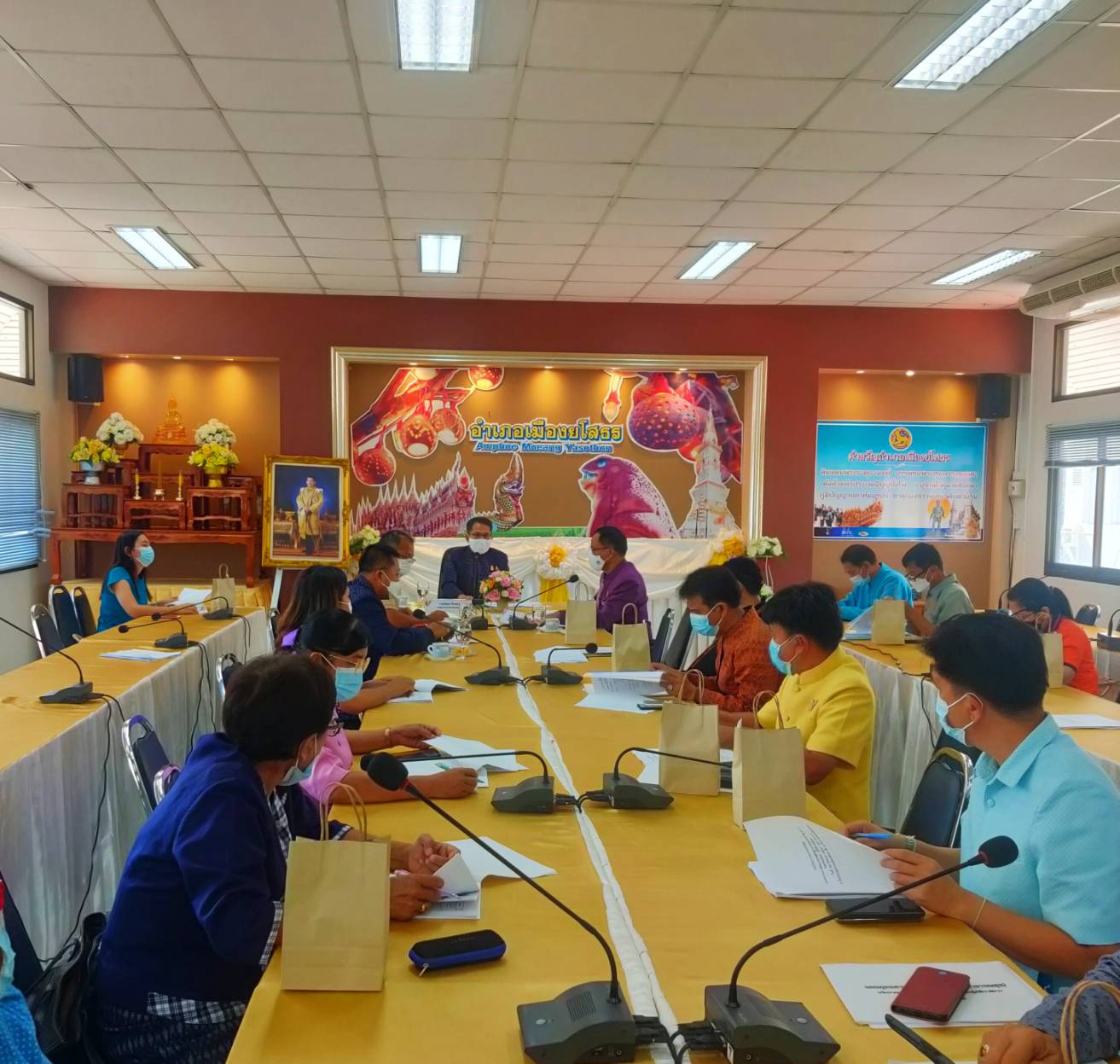 พช. ยโสธร จัดประชุม “เดินเครื่องคณะทำงานการพัฒนาเศรษฐกิจฐานรากและประชารัฐ (E 3) ดันเศรษฐกิจฐานราก” จังหวัดยโสธร   ครั้งที่ 1/2564