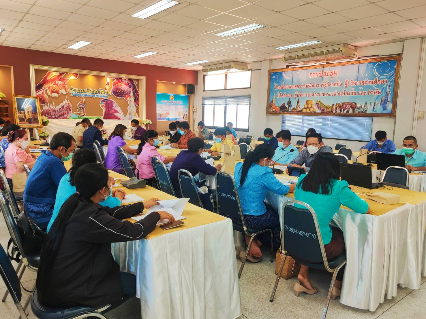 พช. ยโสธร จัดประชุม “เดินเครื่องคณะทำงานการพัฒนาเศรษฐกิจฐานรากและประชารัฐ (E 3) ดันเศรษฐกิจฐานราก” จังหวัดยโสธร   ครั้งที่ 1/2564