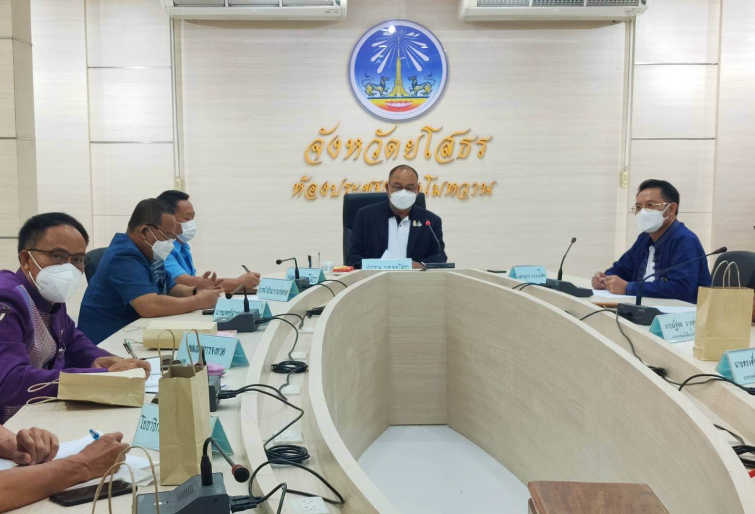 พช.ยโสธร พัฒนาการจังหวัดยโสธร ร่วมการประชุมคณะกรรมการพนักงานเทศบาลจังหวัดยโสธร (ก.ท.จ.ยโสธร)