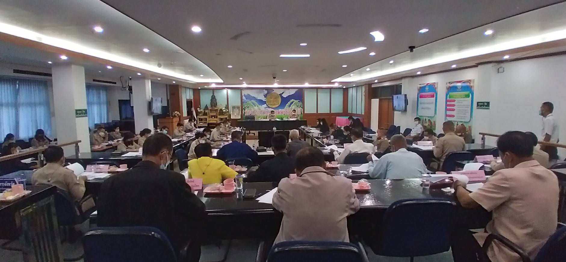 พช.ยโสธร ร่วมประชุมคณะกรรมการบริหารงานจังหวัดแบบบูรณาการ (ก.บ.จ.) จังหวัดยโสธร