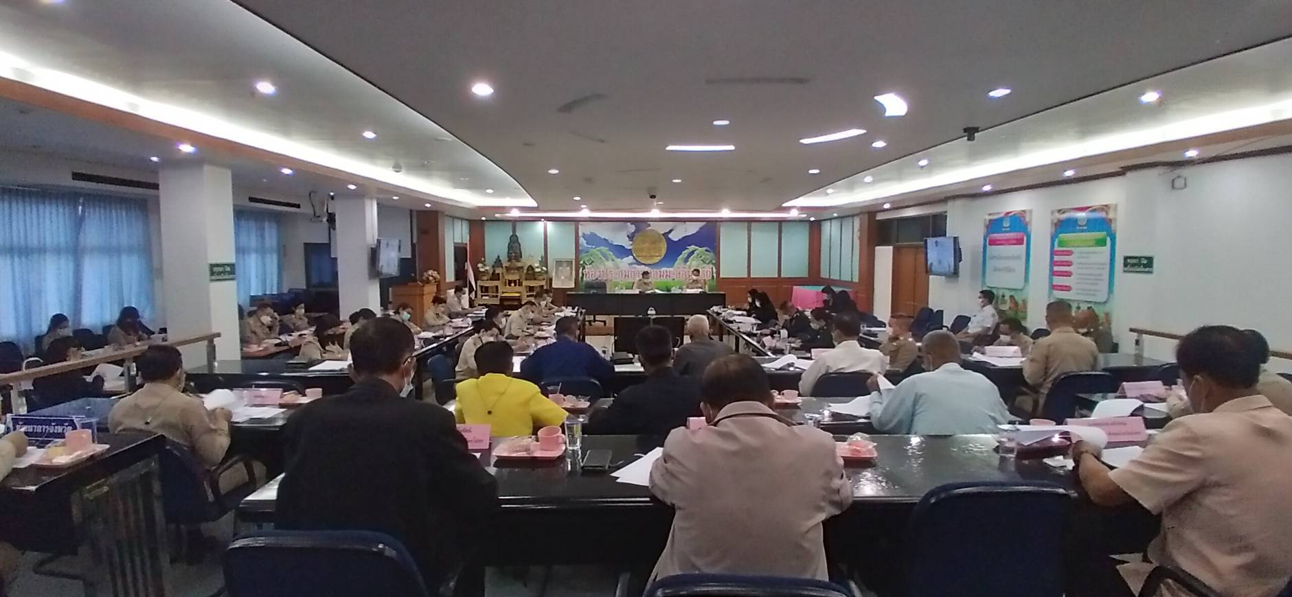 พช.ยโสธร ร่วมประชุมคณะกรรมการบริหารงานจังหวัดแบบบูรณาการ (ก.บ.จ.) จังหวัดยโสธร