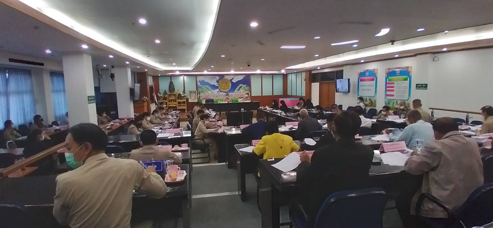 พช.ยโสธร ร่วมประชุมคณะกรรมการบริหารงานจังหวัดแบบบูรณาการ (ก.บ.จ.) จังหวัดยโสธร