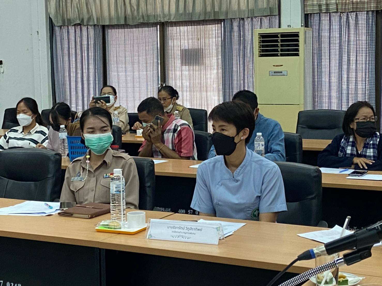 พช.ยโสธร จัดอบรมประชุมตามโครงการพัฒนาผลิตภัณฑ์ OTOPไทย เพื่อสู้ภัยสถานการณ์การแพร่ระบาดของ โรคติดเชื้อไวรัสโคโรน่า ๒0๑๙ (Covid-19) ครั้งที่ ๑/๒๕๖๔