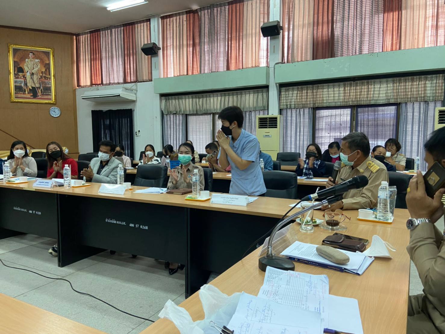 พช.ยโสธร จัดอบรมประชุมตามโครงการพัฒนาผลิตภัณฑ์ OTOPไทย เพื่อสู้ภัยสถานการณ์การแพร่ระบาดของ โรคติดเชื้อไวรัสโคโรน่า ๒0๑๙ (Covid-19) ครั้งที่ ๑/๒๕๖๔