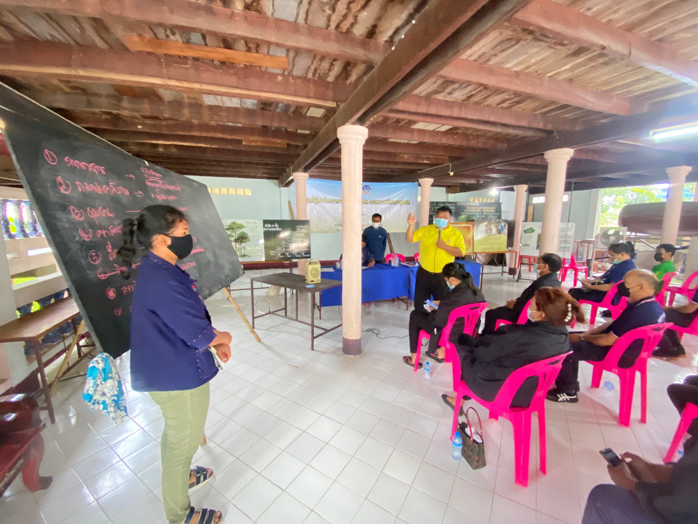 พช.ยโสธร จัดอบรมโครงการส่งเสริมการขับเคลื่อนการดำเนินงานผู้นำจิตอาสาพัฒนาชุมชน กิจกรรม พัฒนาศูนย์ผู้นำจิตอาสาพัฒนาชุมชน