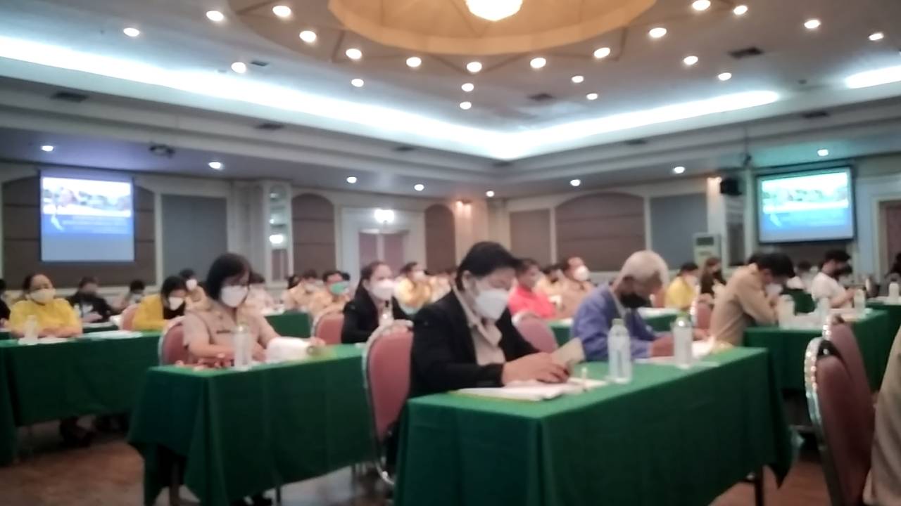 พช. ยโสธร ร่วมประชุมประชาคมรับฟังความคิดเห็นร่างแผนพัฒนาจังหวัด  ( พ.ศ. 2566 – 2570 ) จังหวัดยโสธร