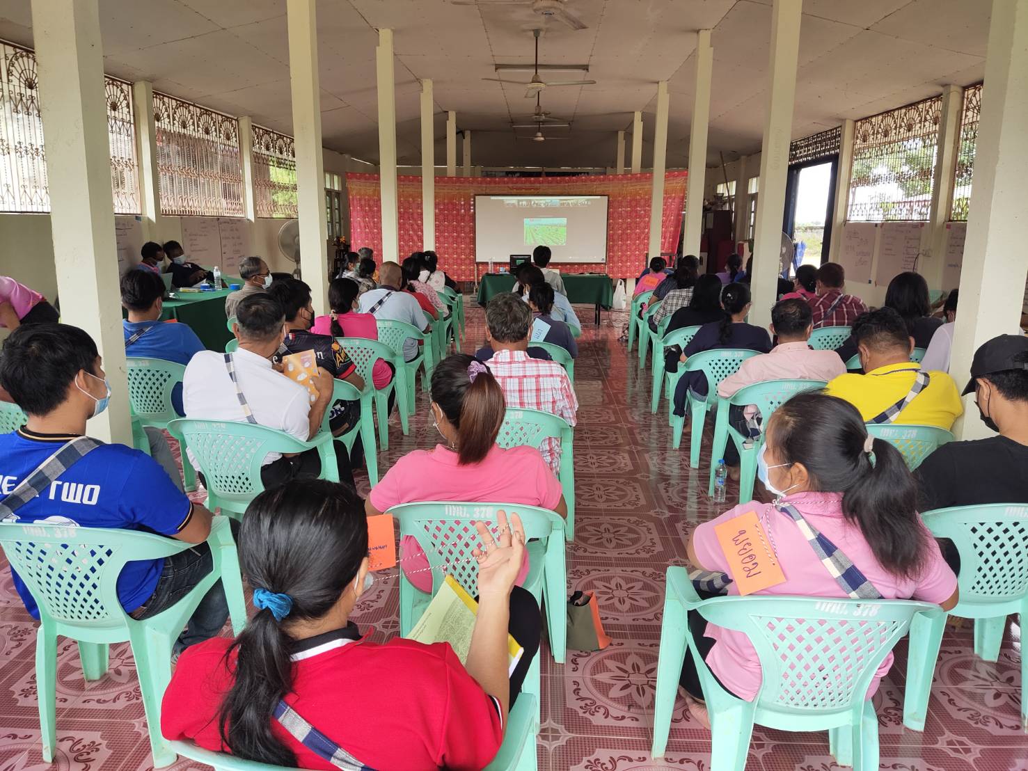 พช. ยโสธร พัฒนาการจังหวัดยโสธรตรวจเยี่ยมโครงการพัฒนาพื้นที่ต้นแบบการพัฒนาคุณภาพชีวิตตามหลักทฤษฎีใหม่ ประยุกต์สู่ “โคก หนอง นา โมเดล” กิจกรรมที่ 1 ฝึกอบรมระยะสั้นการพัฒนากสิกรรมสู่ระบบเศรษฐกิจพอเพียง รูปแบบโคก หนอง นา โมเดล พื้นที่อำเภอป่าติ้ว รุ่นที่ 2 ระหว่างวันที่ 20-24 กันยายน 2564