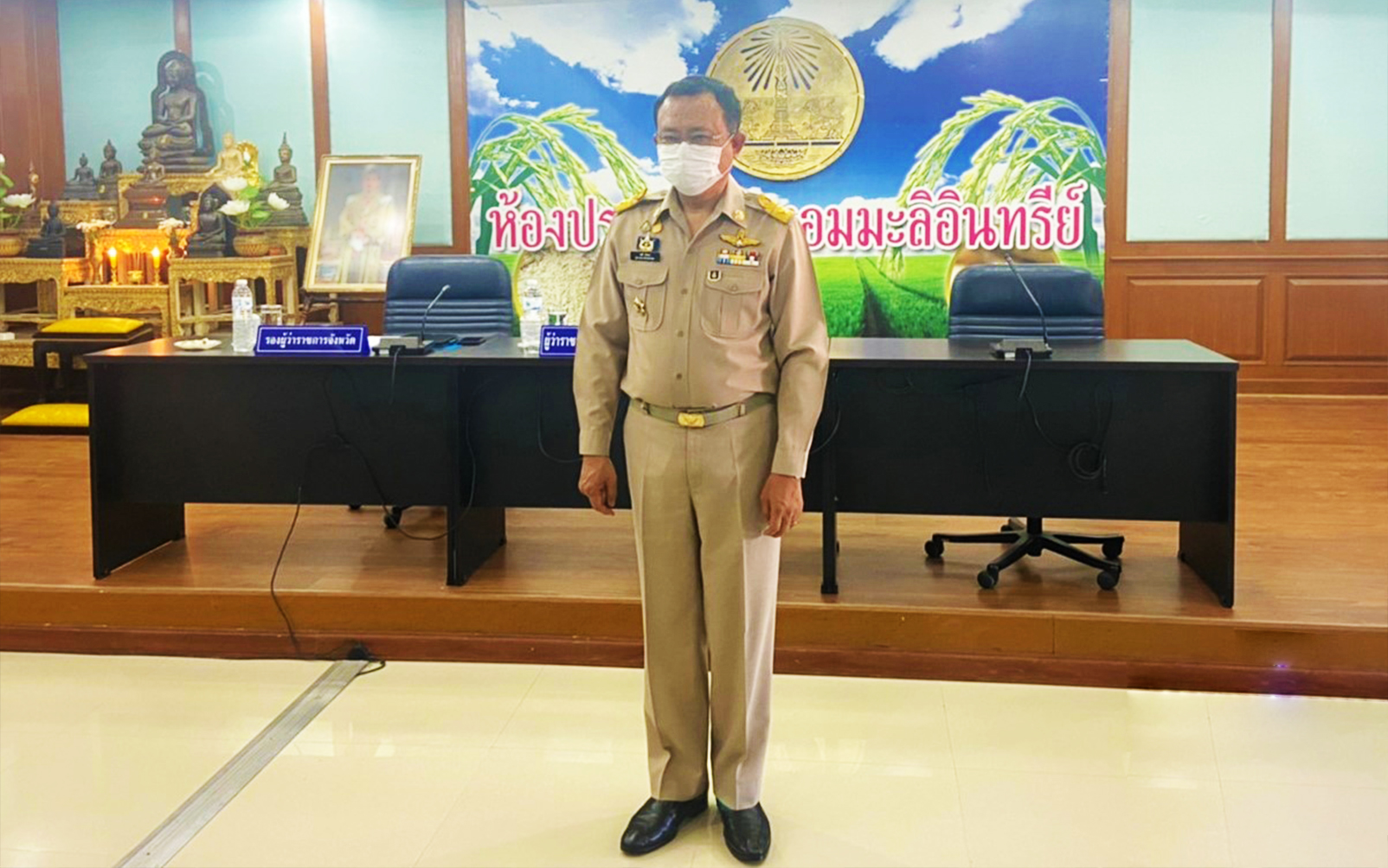 พช.ยโสธร พัฒนาการจังหวัดยโสธร ร่วมประชุมคณะกรมการจังหวัดยโสธร ครั้งที่ 7/2564 ประจำเดือน กันยายน 2564