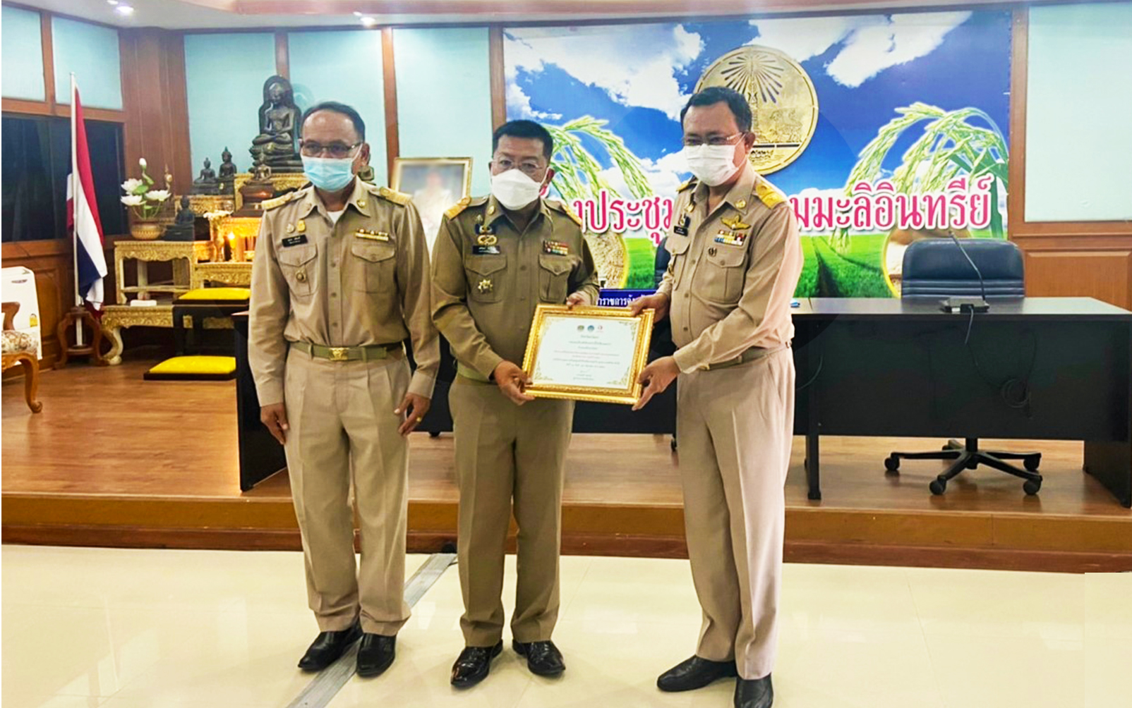 พช.ยโสธร พัฒนาการจังหวัดยโสธร ร่วมประชุมคณะกรมการจังหวัดยโสธร ครั้งที่ 7/2564 ประจำเดือน กันยายน 2564