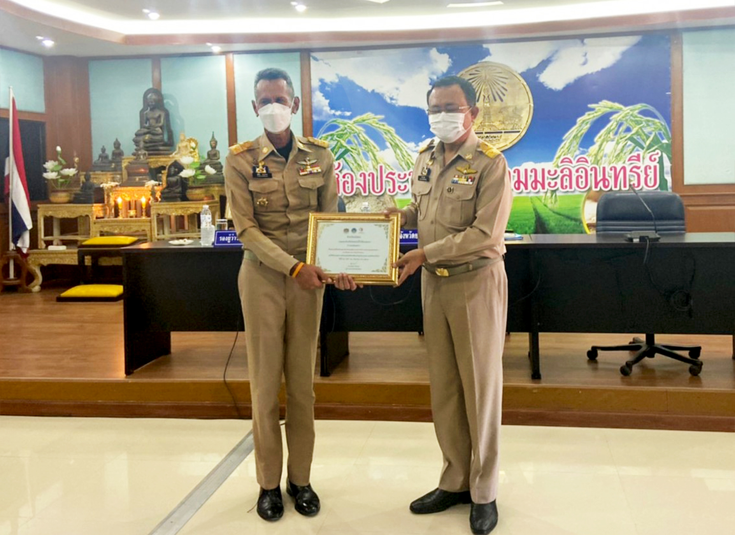 พช.ยโสธร พัฒนาการจังหวัดยโสธร ร่วมประชุมคณะกรมการจังหวัดยโสธร ครั้งที่ 7/2564 ประจำเดือน กันยายน 2564