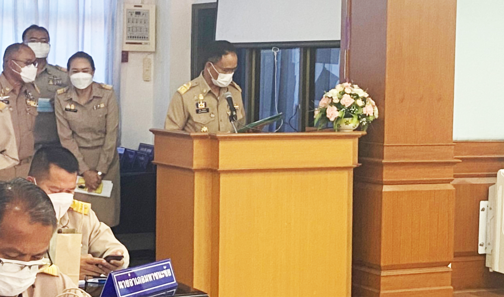 พช.ยโสธร พัฒนาการจังหวัดยโสธร ร่วมประชุมคณะกรมการจังหวัดยโสธร ครั้งที่ 7/2564 ประจำเดือน กันยายน 2564