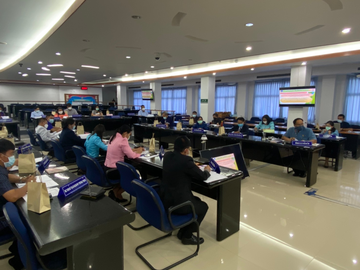 พช. ยโสธร จัดประชุมคณะกรรมการประสานและขับเคลื่อนนโยบายสานพลังประชารัฐประจำจังหวัด (คสป.) จังหวัดยโสธร ครั้งที่ 3/2564