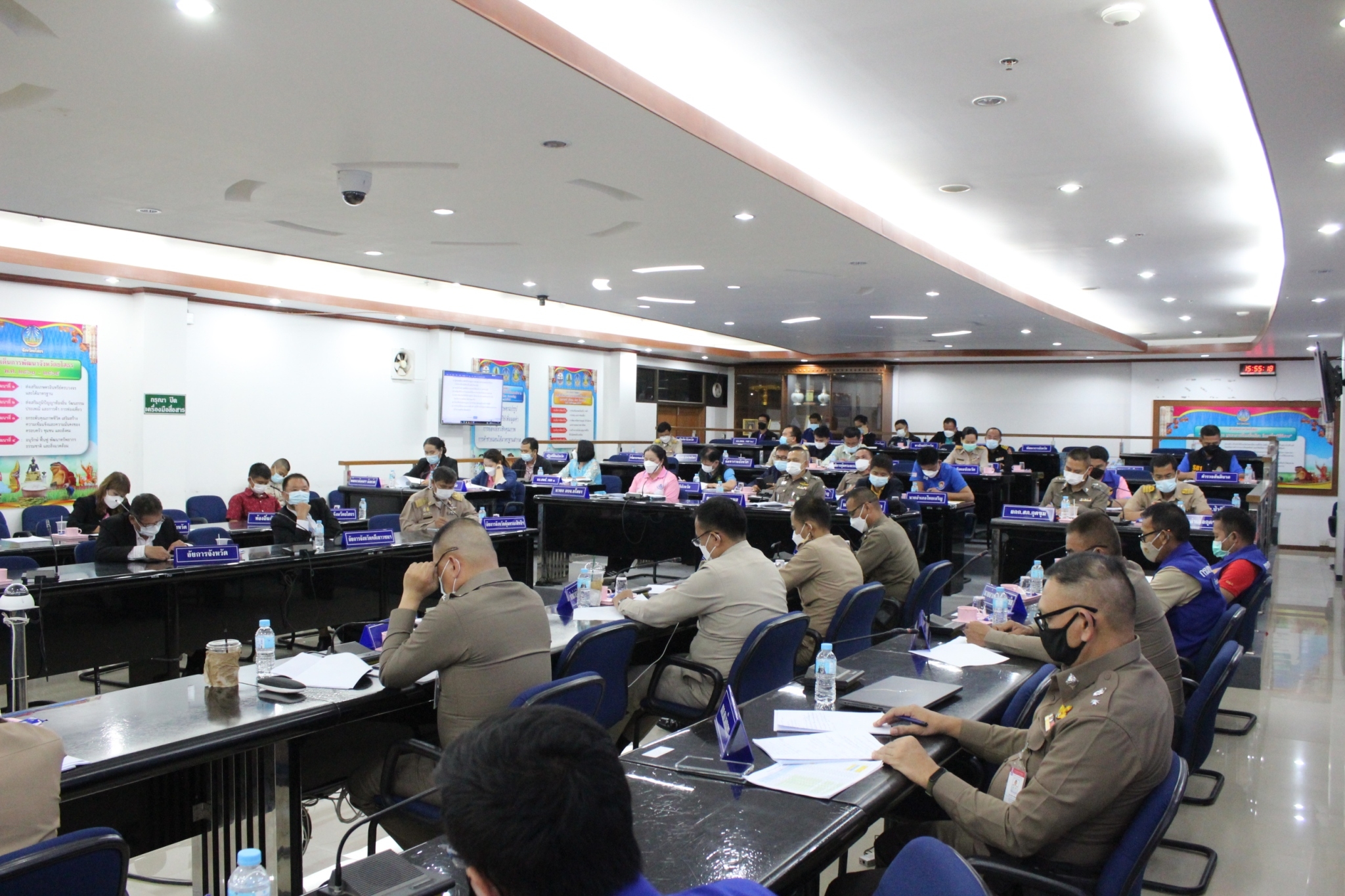 พช.ยโสธร ร่วมประชุมคณะกรรมการ ศอ.ปส.จ.ยส. ครั้งที่ 12/2564 ประจำเดือนกันยายน  2564