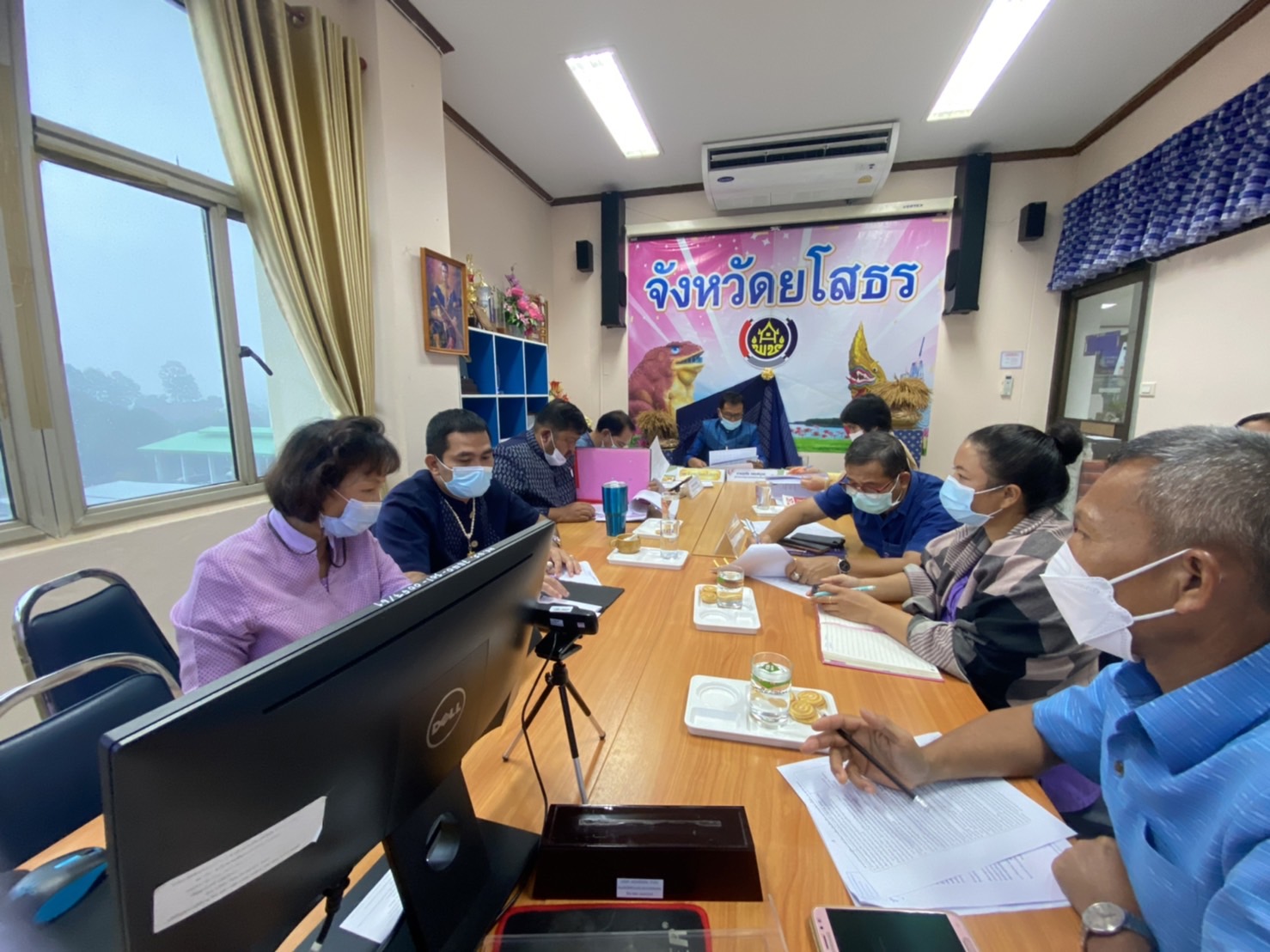 ??พช.ยโสธร จัดประชุมประสานแผนสำนักงานพัฒนาชุมชนจังหวัดยโสธร ครั้งที่ 9/2564