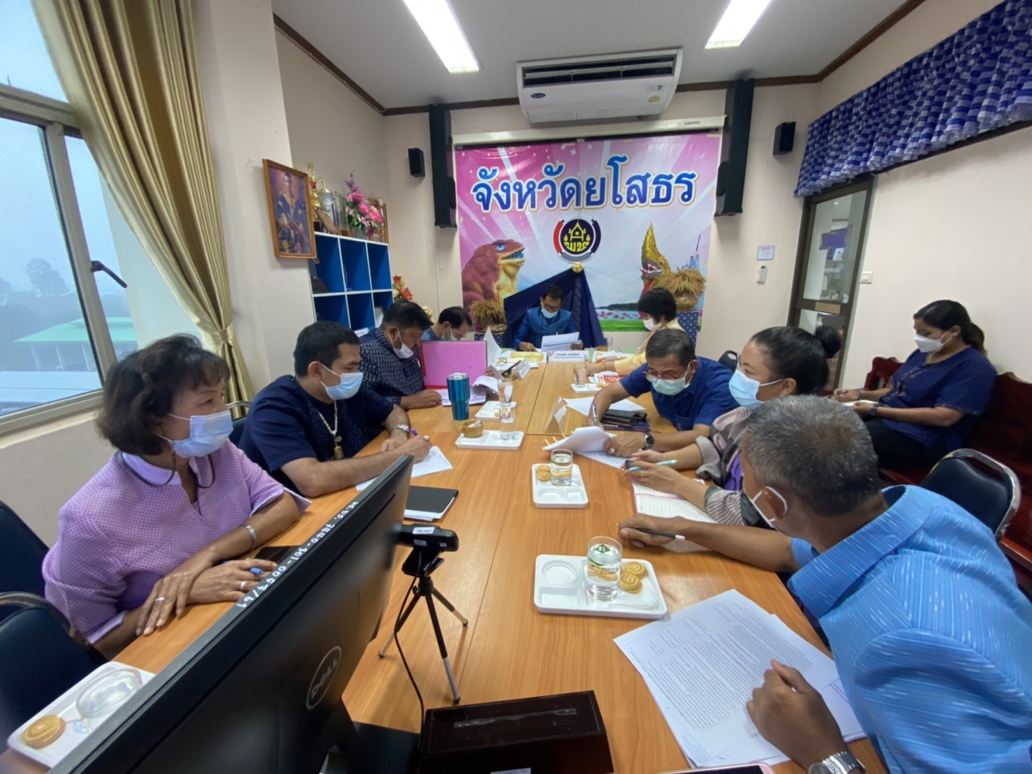 ??พช.ยโสธร จัดประชุมประสานแผนสำนักงานพัฒนาชุมชนจังหวัดยโสธร ครั้งที่ 9/2564