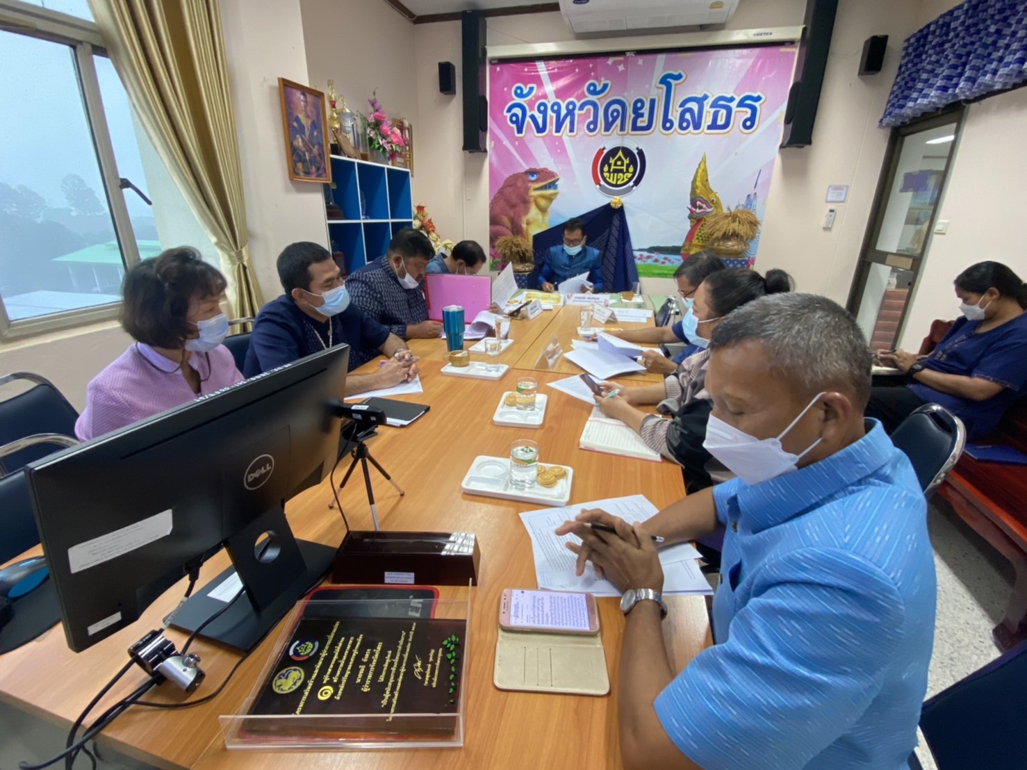 ??พช.ยโสธร จัดประชุมประสานแผนสำนักงานพัฒนาชุมชนจังหวัดยโสธร ครั้งที่ 9/2564