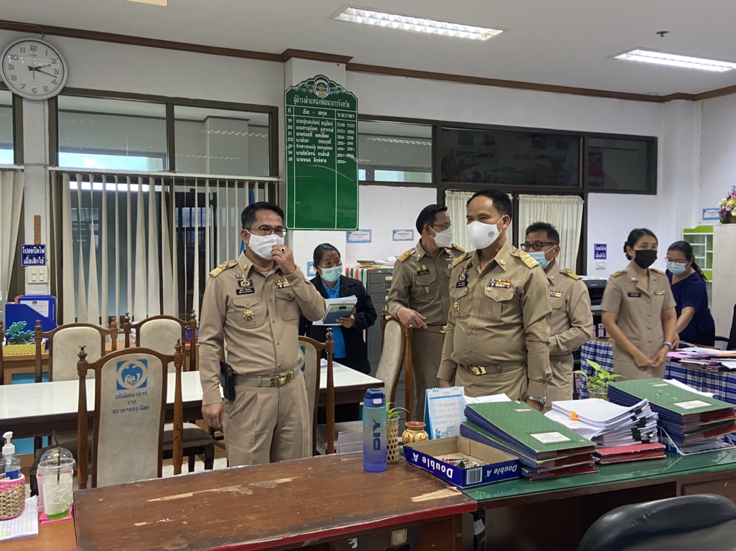 พช.ยโสธร   รับการตรวจประเมินกิจกรรม 5 ส ของส่วนราชการภายในอาคารศาลากลางจังหวัดยโสธร