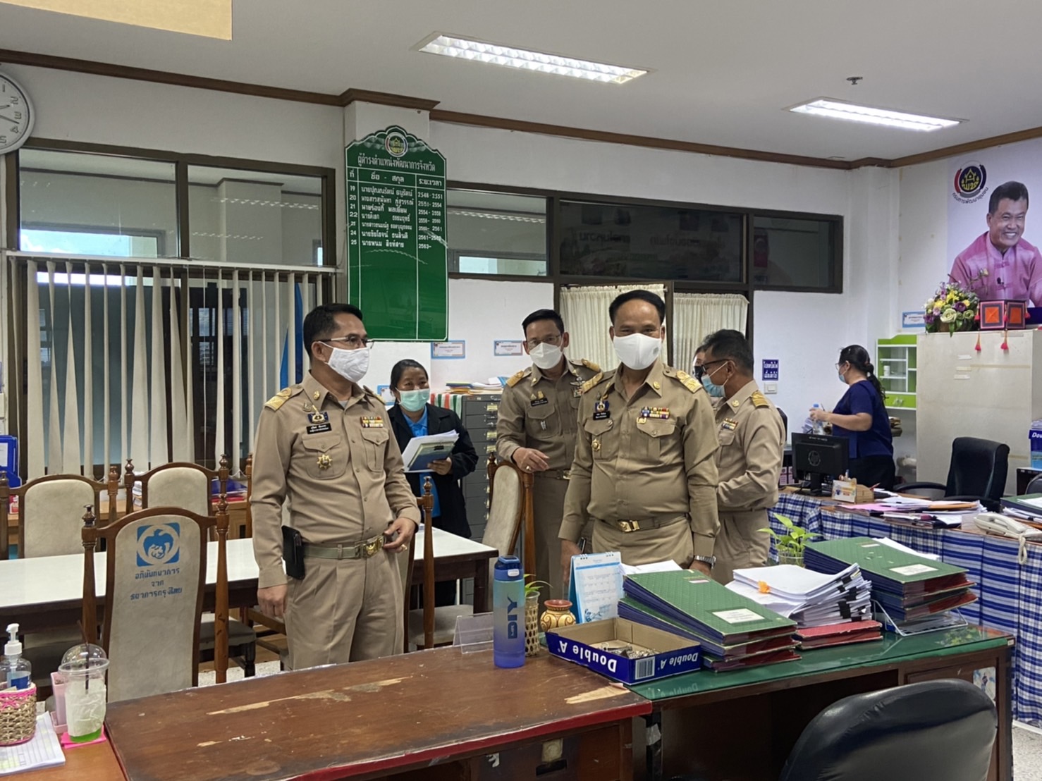 พช.ยโสธร   รับการตรวจประเมินกิจกรรม 5 ส ของส่วนราชการภายในอาคารศาลากลางจังหวัดยโสธร