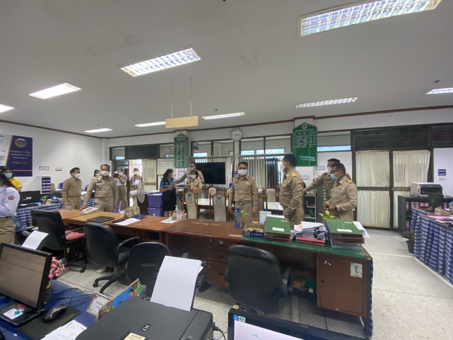 พช.ยโสธร   รับการตรวจประเมินกิจกรรม 5 ส ของส่วนราชการภายในอาคารศาลากลางจังหวัดยโสธร