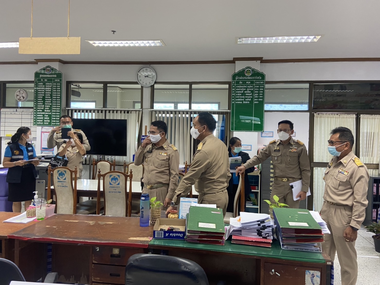 พช.ยโสธร   รับการตรวจประเมินกิจกรรม 5 ส ของส่วนราชการภายในอาคารศาลากลางจังหวัดยโสธร