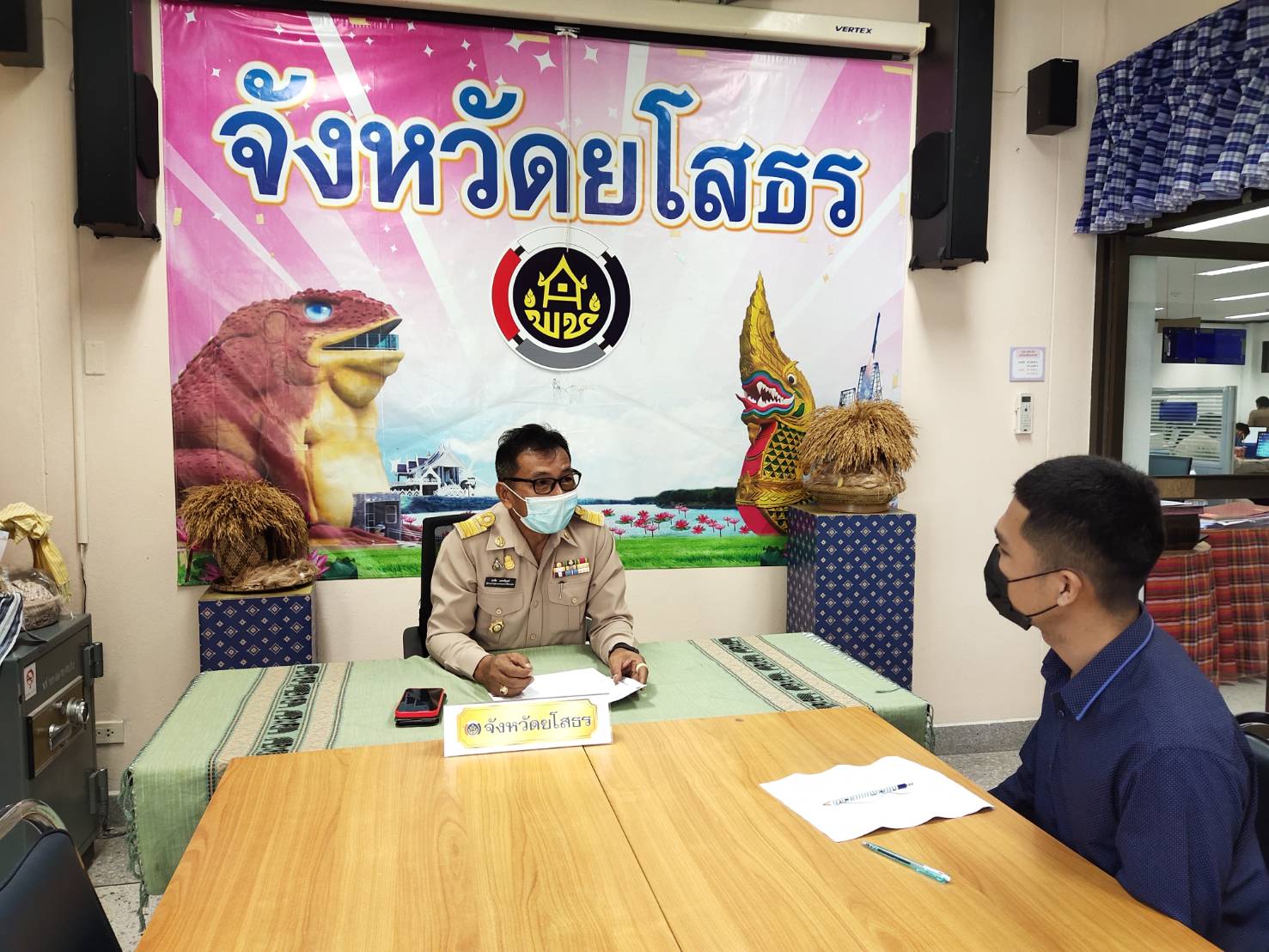 พช.ยโสธร  ติวเข้ม!!!!!   ปฐมนิเทศอาสาพัฒนา ( อสพ.) รุ่นที่73ก่อนลงงานปฏิบัติในพื้นที่