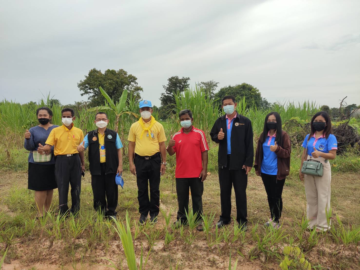 พช.ยโสธร  พัฒนาการจังหวัดยโสธร ตรวจเยี่ยมพื้นที่โครงการพัฒนาพื้นที่ต้นแบบการพัฒนาคุณภาพชีวิต ตามหลักทฤษฎีใหม่ประยุกต์สู่ “โคกหนองนา พช.”ครัวเรือนต้นแบบ HLM อำเภอกุดชุม จังหวัดยโสธร