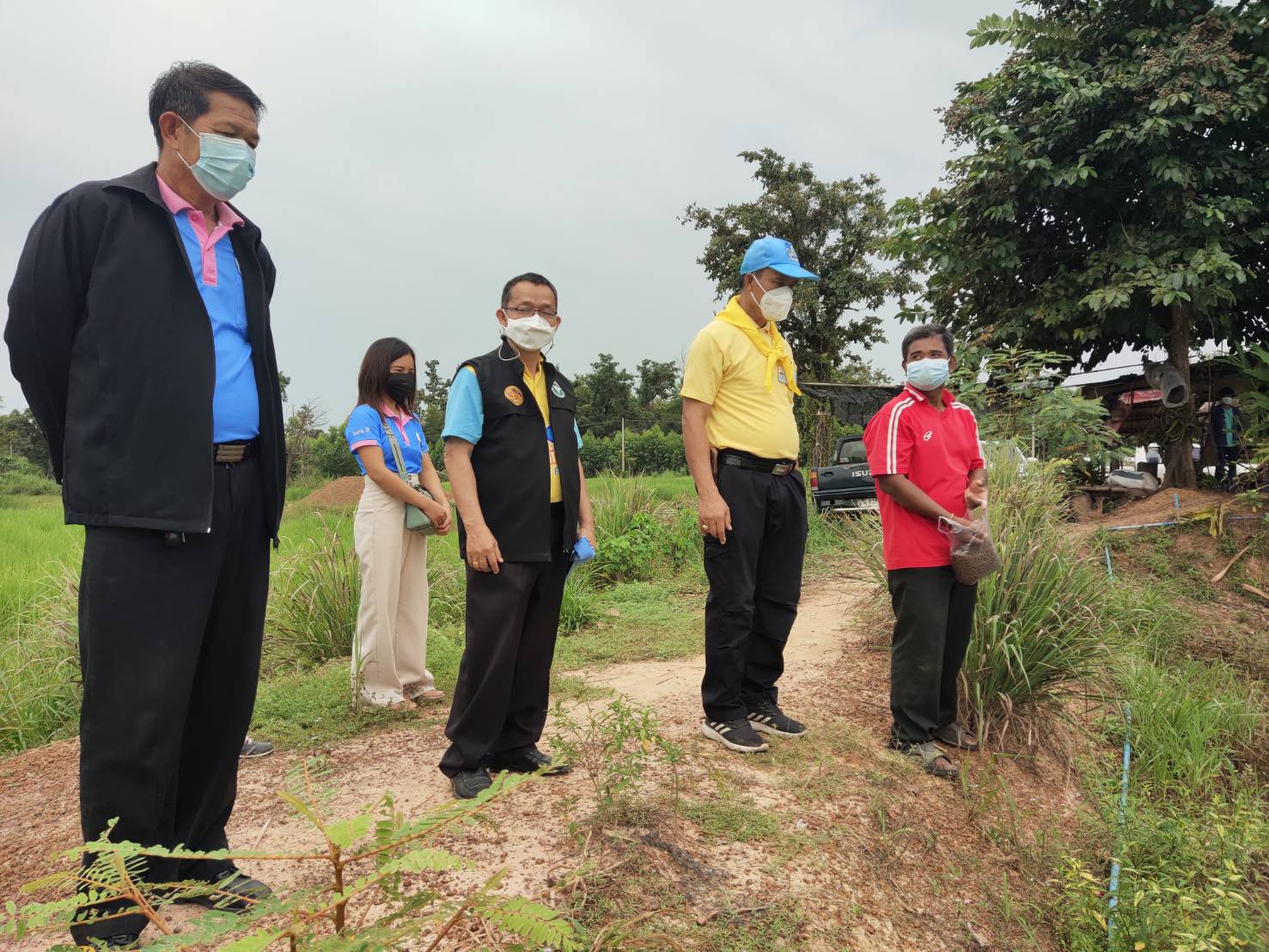 พช.ยโสธร  พัฒนาการจังหวัดยโสธร ตรวจเยี่ยมพื้นที่โครงการพัฒนาพื้นที่ต้นแบบการพัฒนาคุณภาพชีวิต ตามหลักทฤษฎีใหม่ประยุกต์สู่ “โคกหนองนา พช.”ครัวเรือนต้นแบบ HLM อำเภอกุดชุม จังหวัดยโสธร