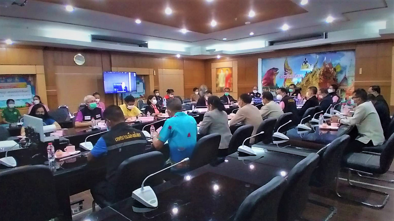 พช.ยโสธร  ร่วมประชุมรับมอบนโยบายและชี้แจงข้อราชการสำคัญผ่านระบบวีดิทัศน์ทางไกล (Video Conference)??