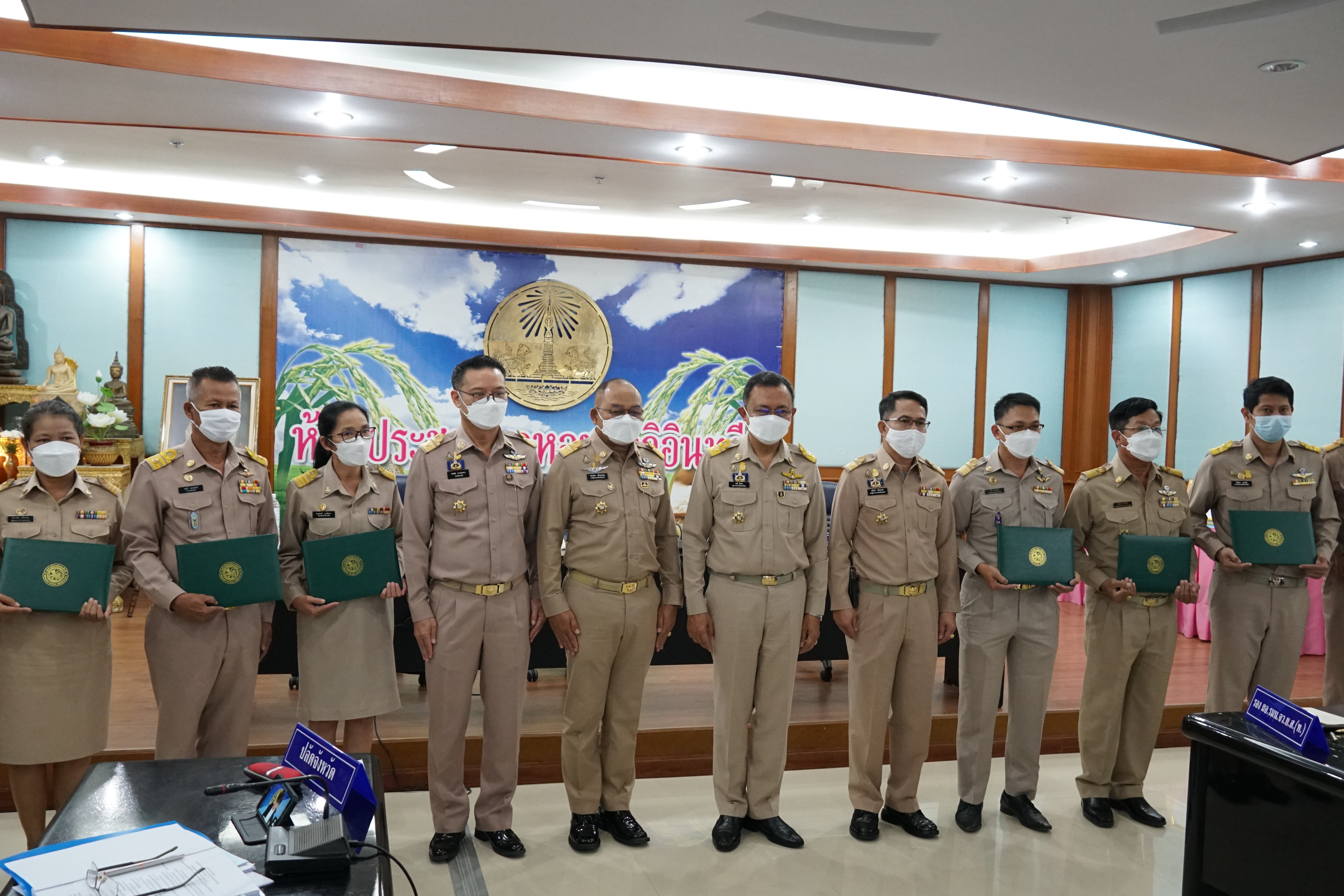 พช.ยโสธร ร่วมประชุมคณะกรมการจังหวัด ประจำเดือน ตุลาคม 2564 ครั้งที่ 8/2564