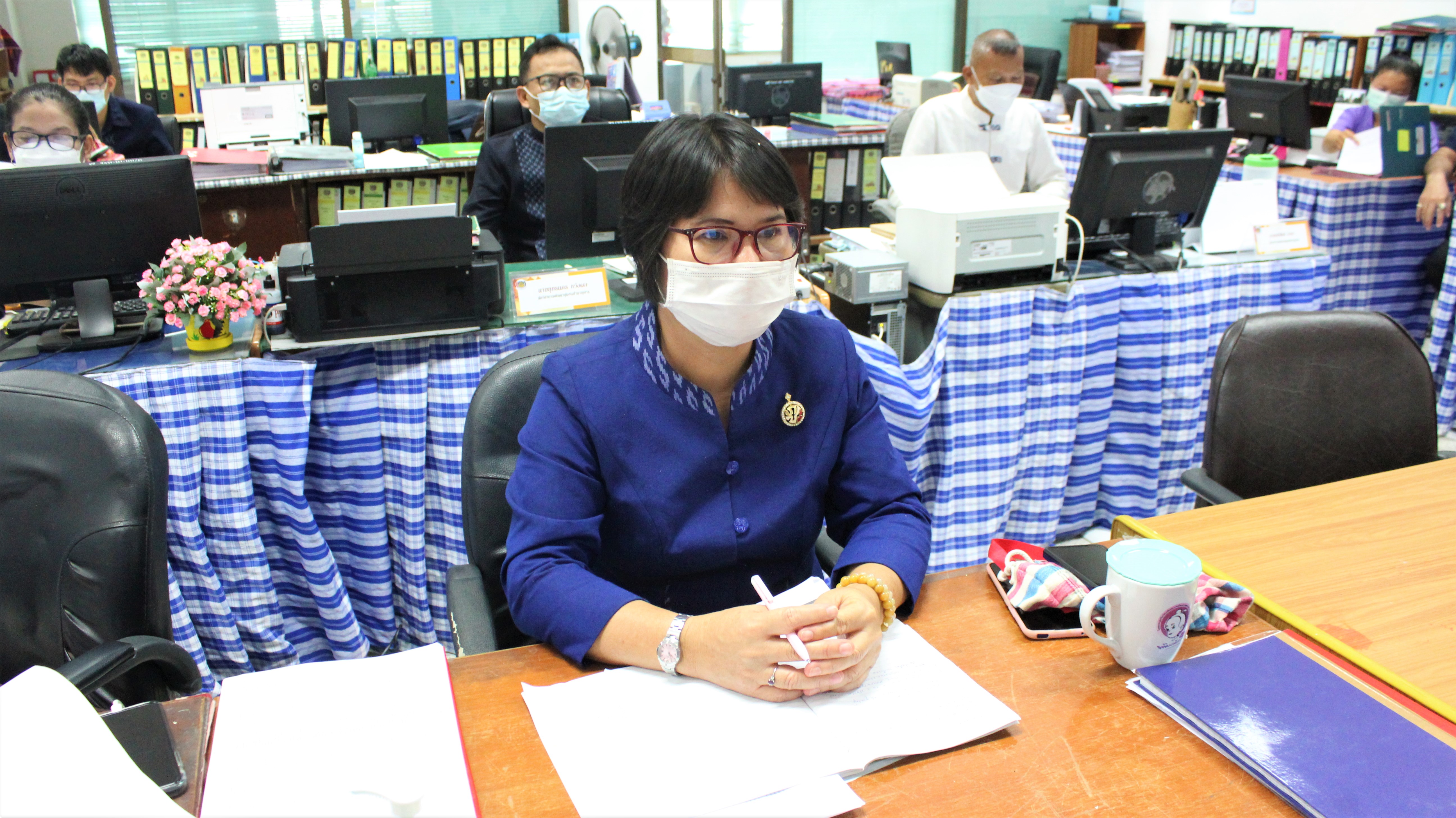 พช.ยโสธร  ประชุมรับนโยบายอธิบดีกรมการพัฒนาชุมชน ขับเคลื่อนงานพัฒนาชุมชน ประจำปี 2565 ผ่านการประชุมทางไกล (Video Conference)???