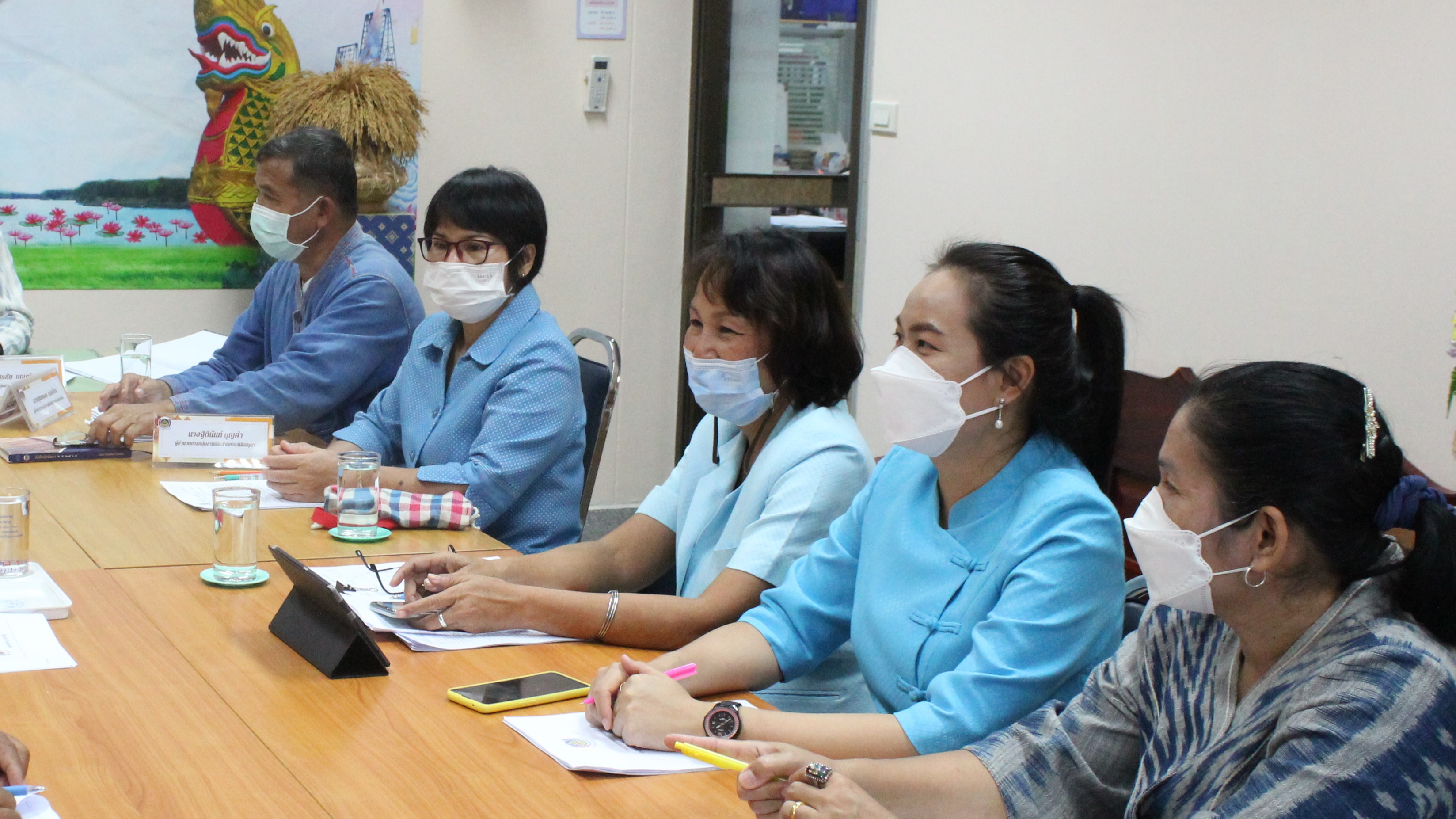พช.ยโสธร จัดประชุมประสานแผนสำนักงานพัฒนาชุมชนจังหวัดยโสธร ครั้งที่ 10/2564