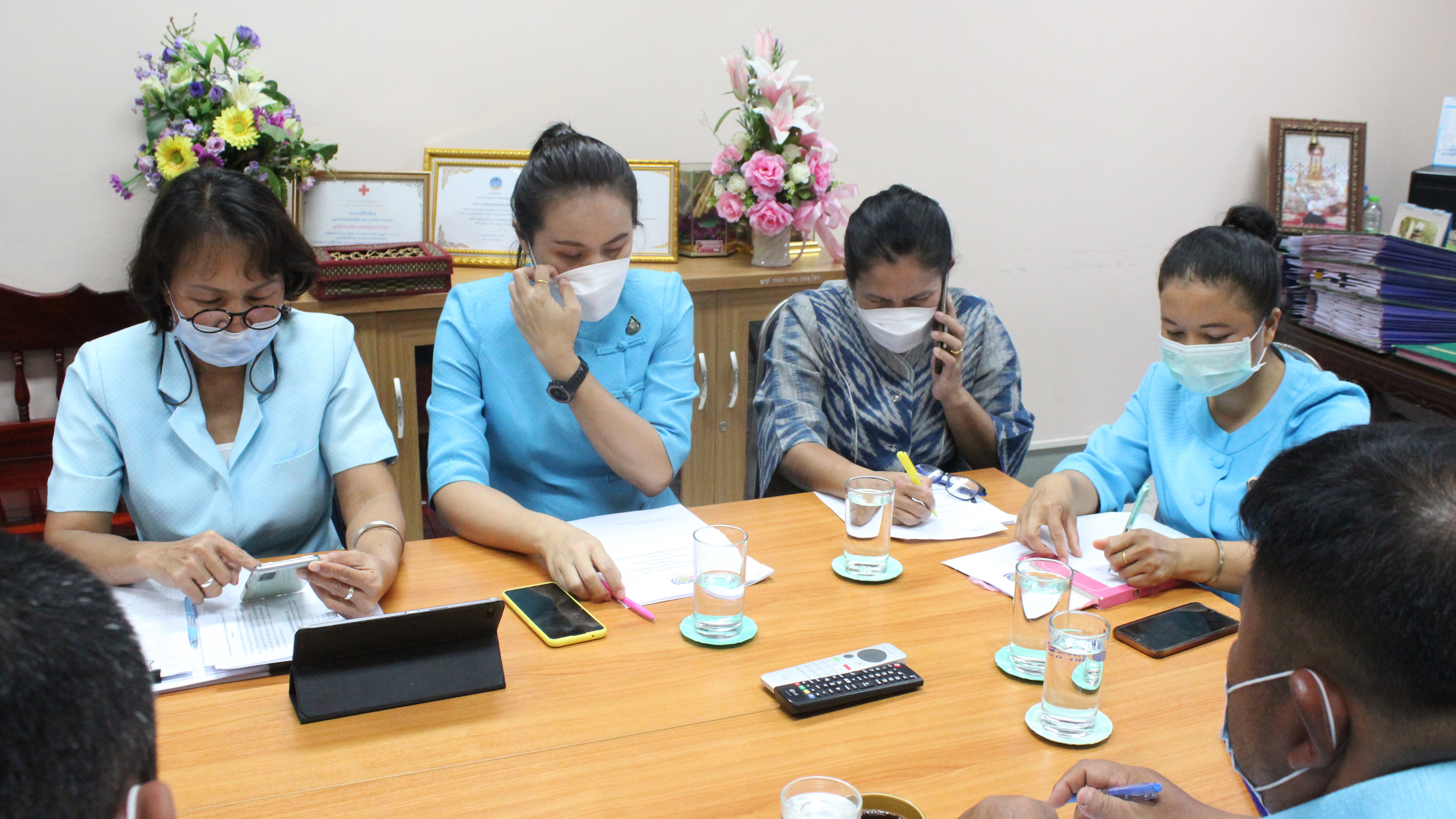 พช.ยโสธร จัดประชุมประสานแผนสำนักงานพัฒนาชุมชนจังหวัดยโสธร ครั้งที่ 10/2564