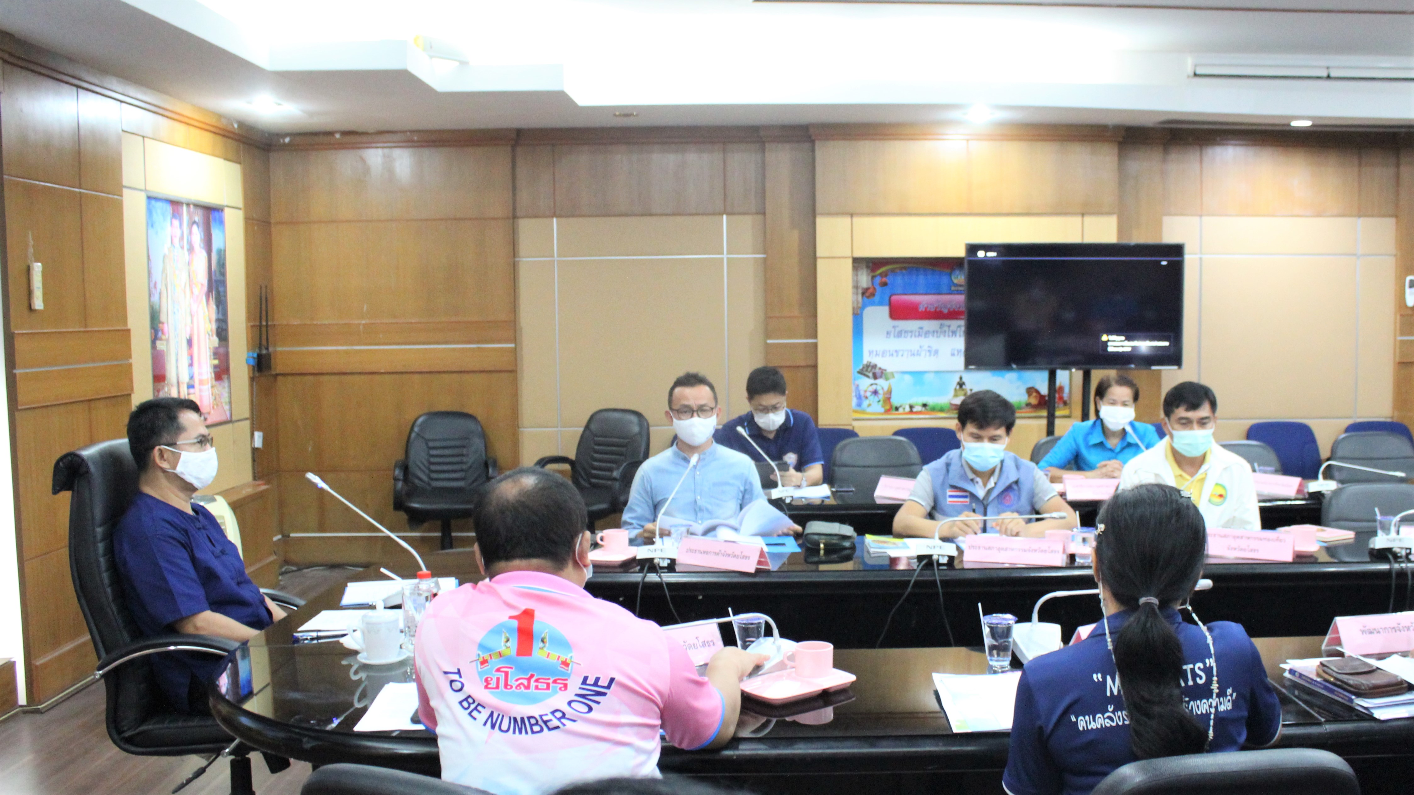 พช.ยโสธร  ประชุมคณะกรรมการร่วมภาครัฐและเอกชนเพื่อพัฒนา และแก้ไขปัญหาทางเศรษฐกิจ จังหวัดยโสธร (กรอ.จังหวัดยโสธร) ครั้งที่ 3/2564 ?