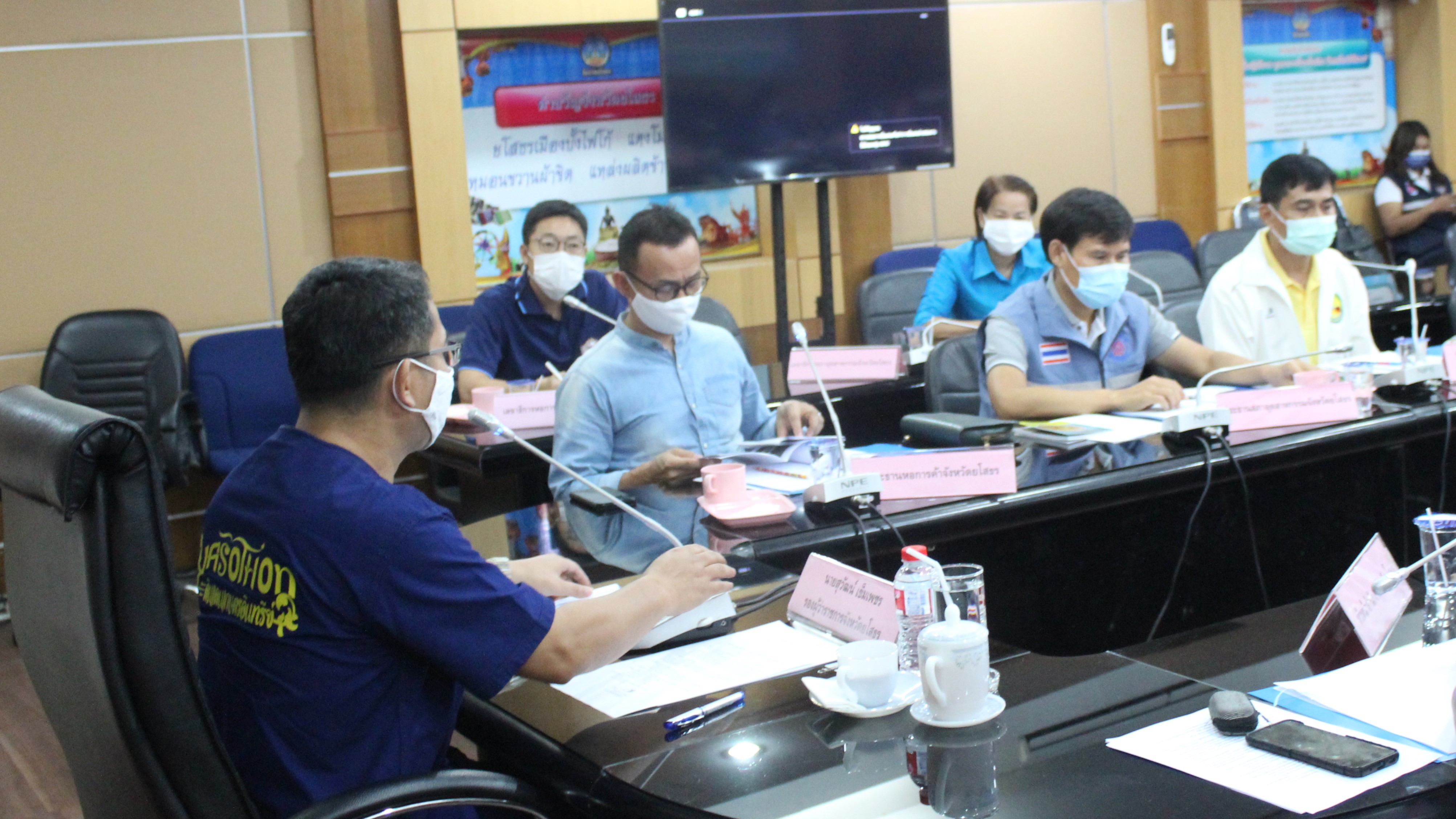 พช.ยโสธร  ประชุมคณะกรรมการร่วมภาครัฐและเอกชนเพื่อพัฒนา และแก้ไขปัญหาทางเศรษฐกิจ จังหวัดยโสธร (กรอ.จังหวัดยโสธร) ครั้งที่ 3/2564 ?