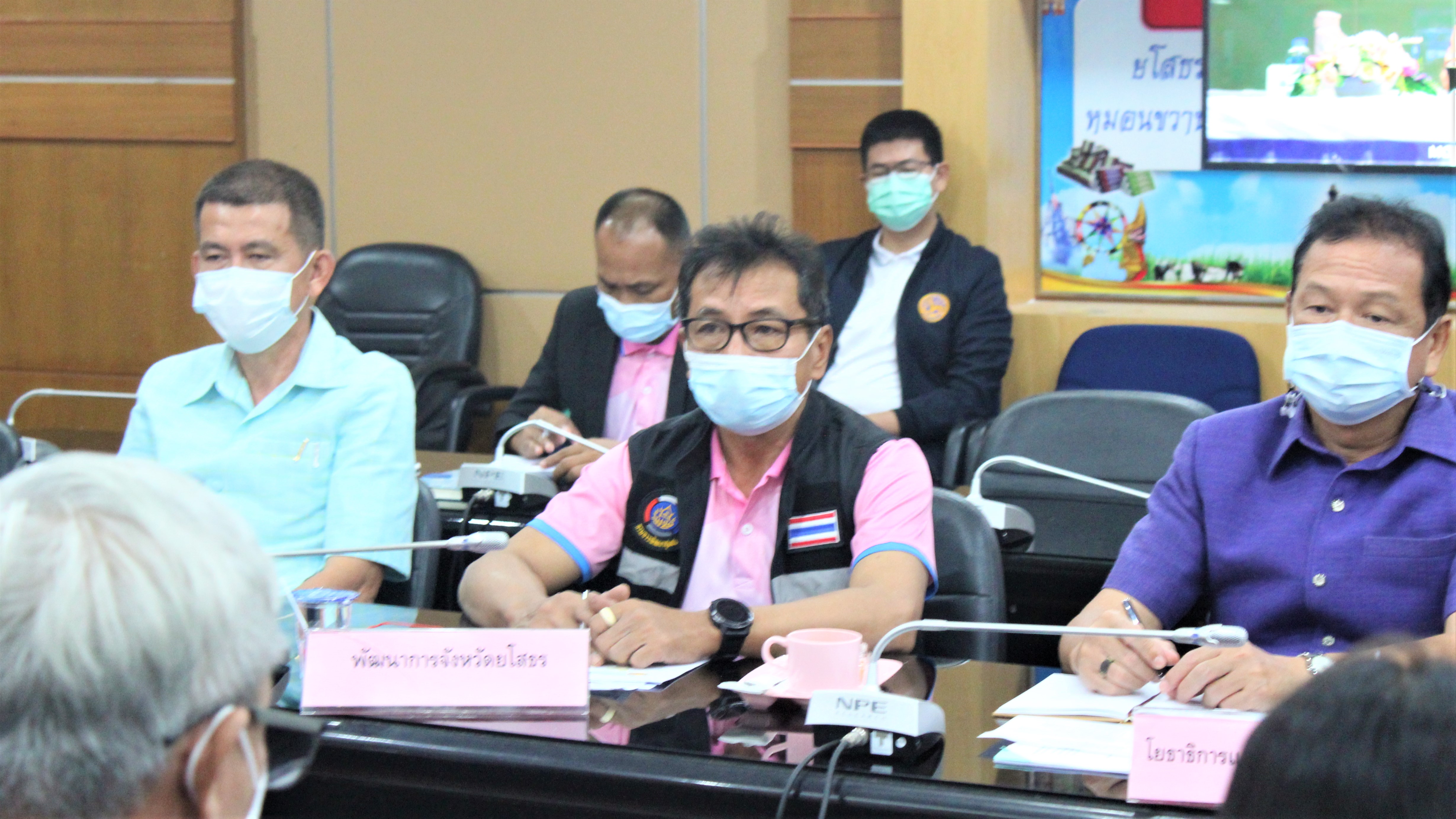 พช.ยโสธร  ร่วมประชุมรับมอบนโยบายและชี้แจงข้อราชการสำคัญของปลัดกระทรวงมหาดไทย ผ่านระบบวีดิทัศน์ทางไกล (VCS)??