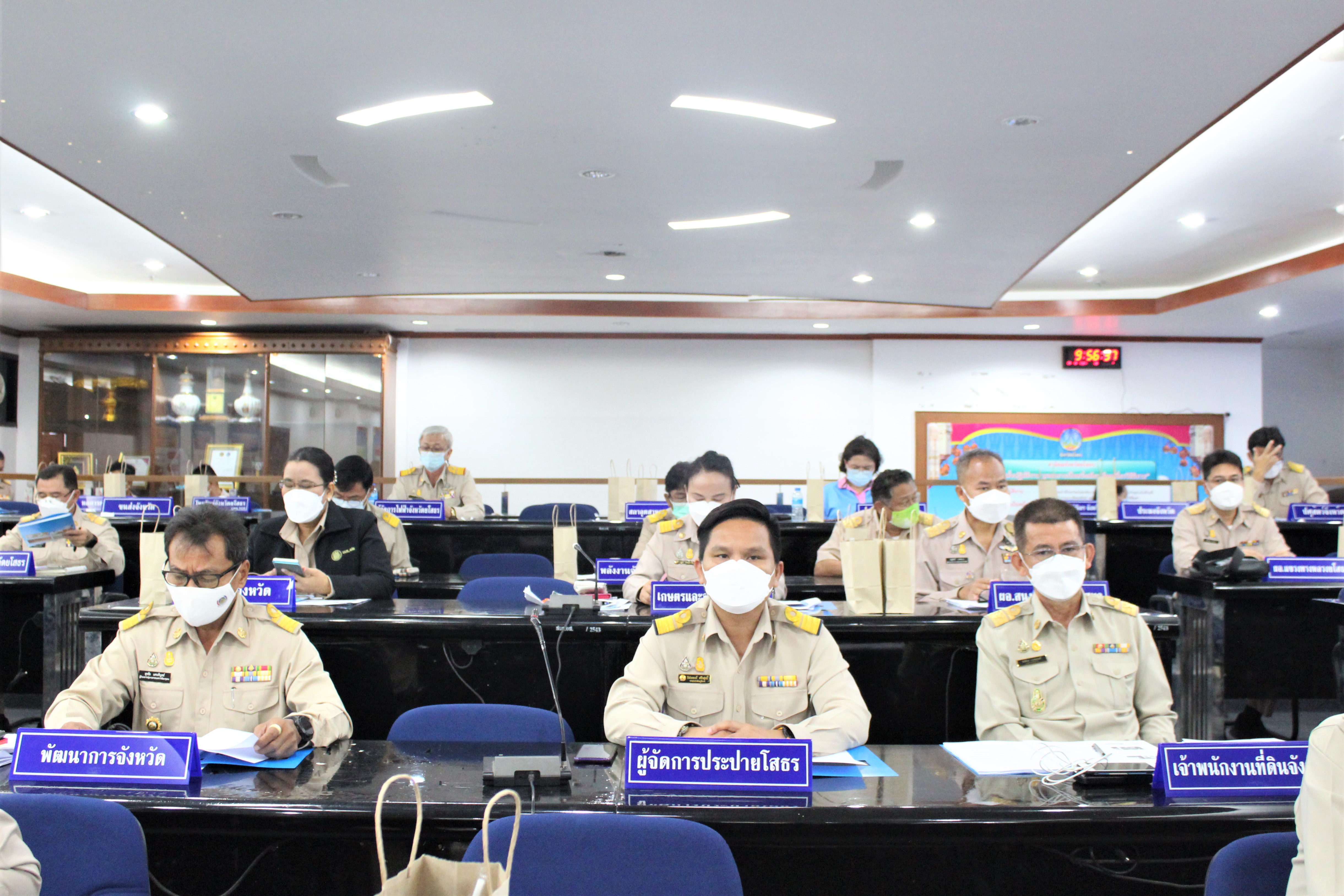 พช.ยโสธร ร่วมประชุมคณะกรมการจังหวัด ประจำเดือน ตุลาคม 2564 ครั้งที่ 8/2564