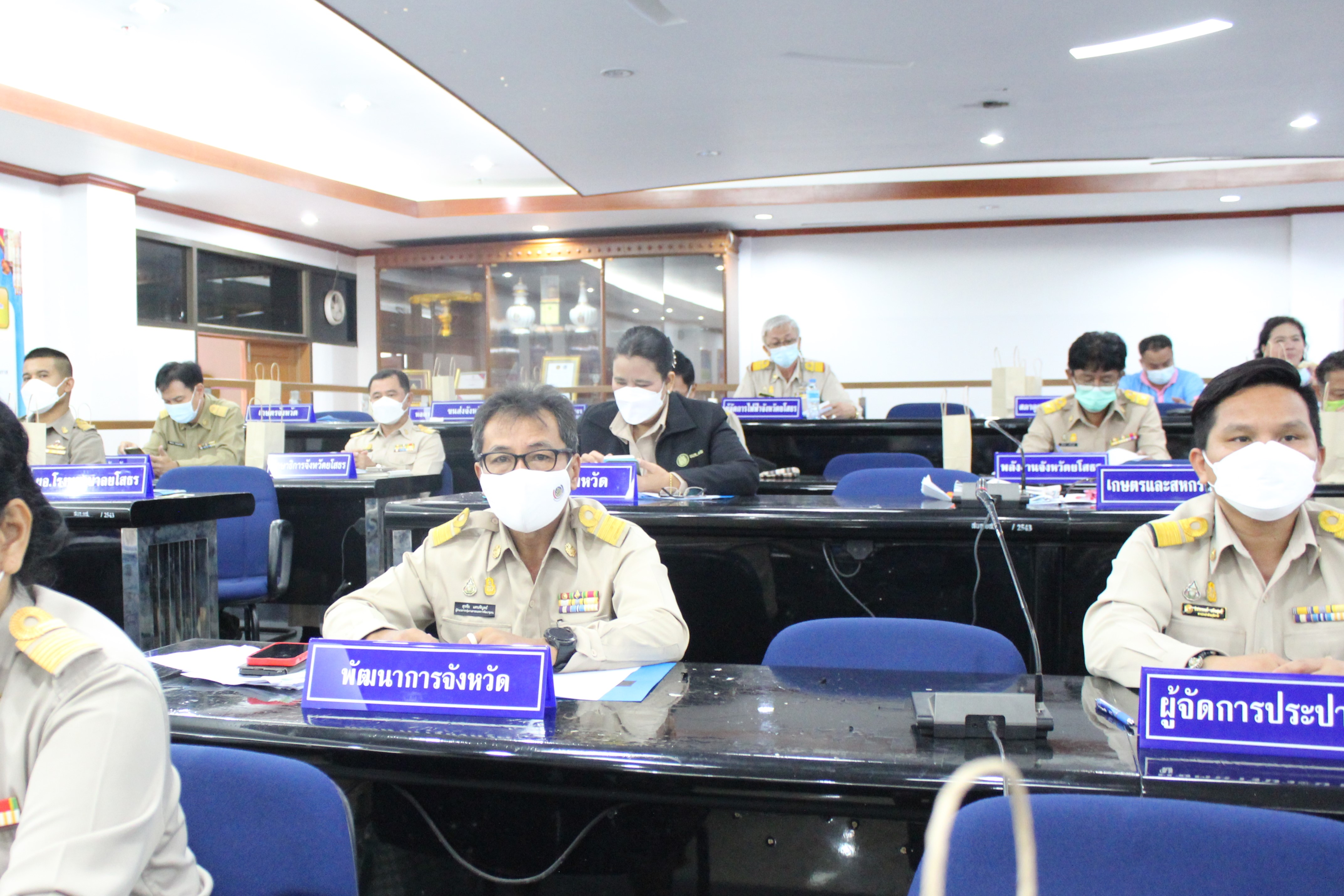 พช.ยโสธร ร่วมประชุมคณะกรมการจังหวัด ประจำเดือน ตุลาคม 2564 ครั้งที่ 8/2564