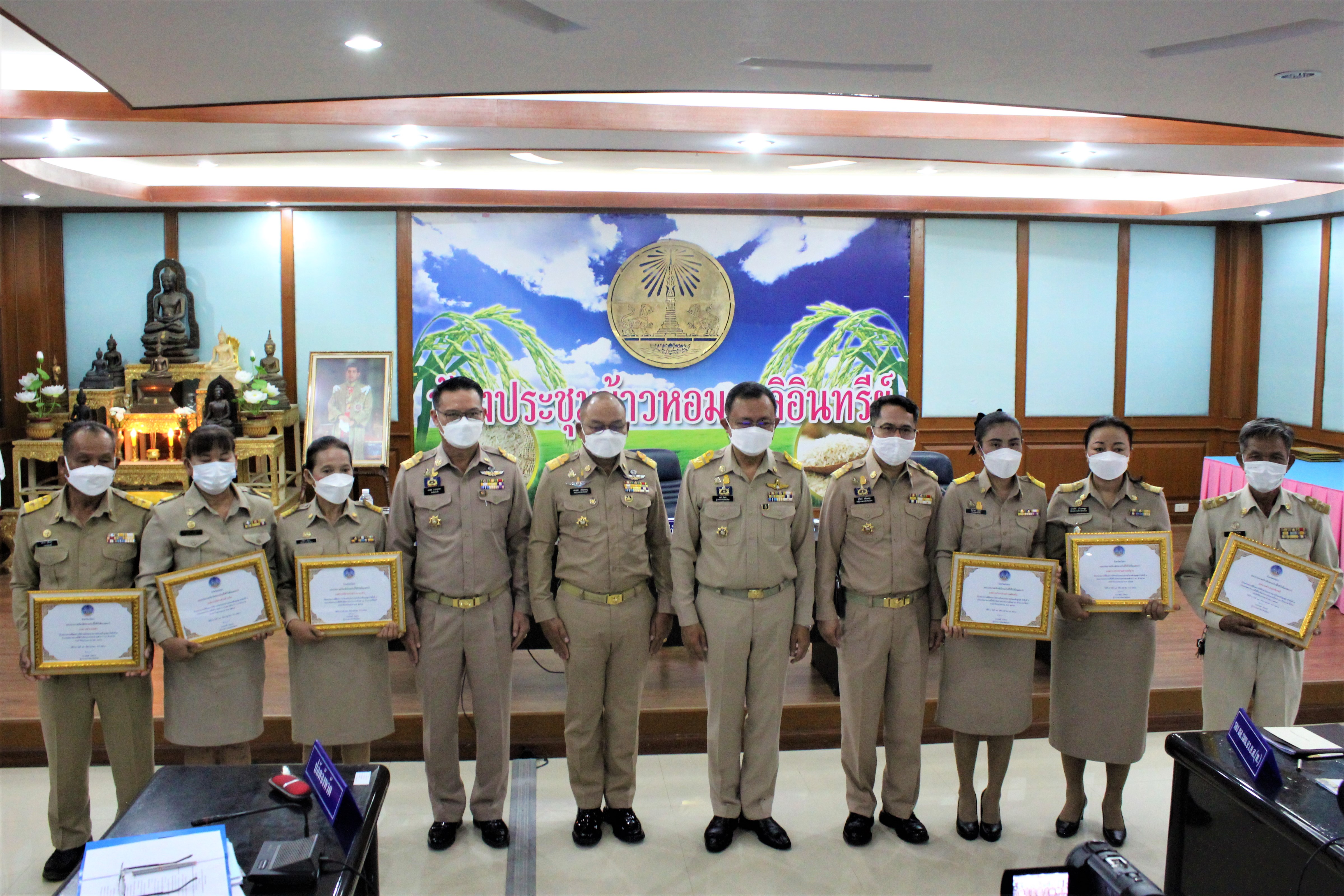 พช.ยโสธร ร่วมประชุมคณะกรมการจังหวัด ประจำเดือน ตุลาคม 2564 ครั้งที่ 8/2564