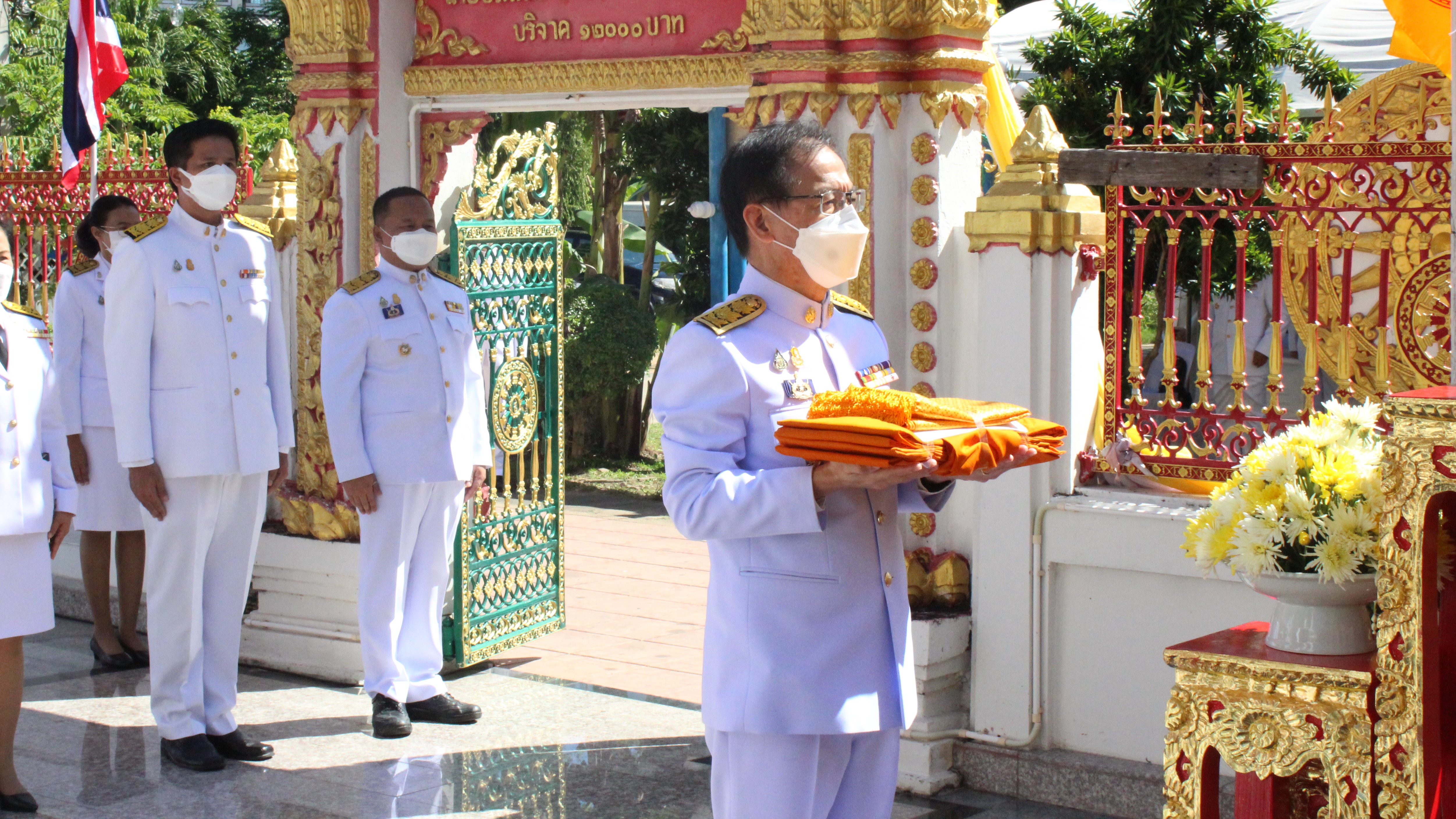 พช.ยโสธร ร่วมงานพิธีถวายผ้าพระกฐินพระราชทาน ประจำปีพุทธศักราช 2564 ของกรมป้องกันและบรรเทาสาธารณะภัย ?