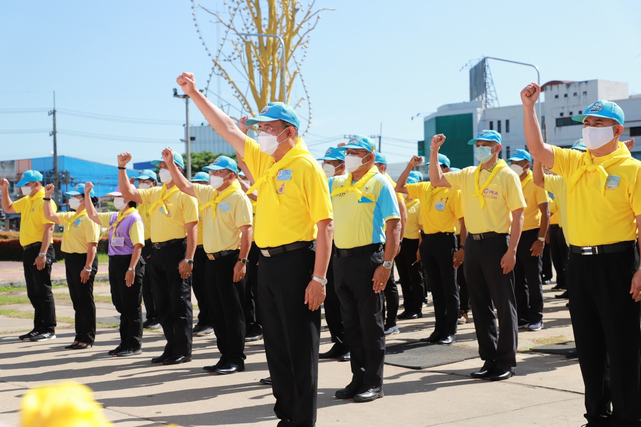 พช.ยโสธร  ร่วมกิจกรรมจิตอาสาพัฒนา ถนนโครงการ 1 จังหวัด 1 ถนนเฉลิมพระเกียรติ จังหวัดยโสธร ??
