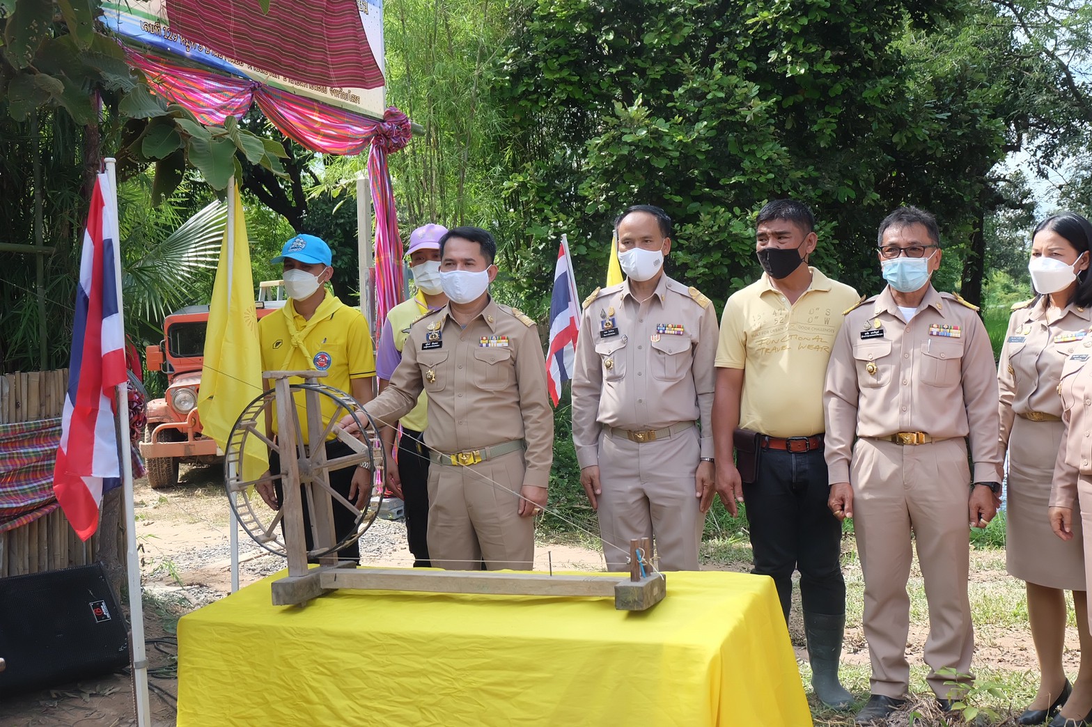 พช.ยโสธร เปิดศูนย์ผู้นำจิตอาสาพัฒนาชุมชน เพื่อเฉลิมพระเกียรติและถวายเป็นพระราชกุศล พระบาทสมเด็จพระปรเมนทร รามาธิบดีศรีสินทร มหาวชิราลงกรณ พระวชิรเกล้าเจ้าอยู่หัว รัชกาลที่ ๑๐ เนื่องในโอกาสเฉลิมพระชนมพรรษา           28 กรกฎาคม 2565