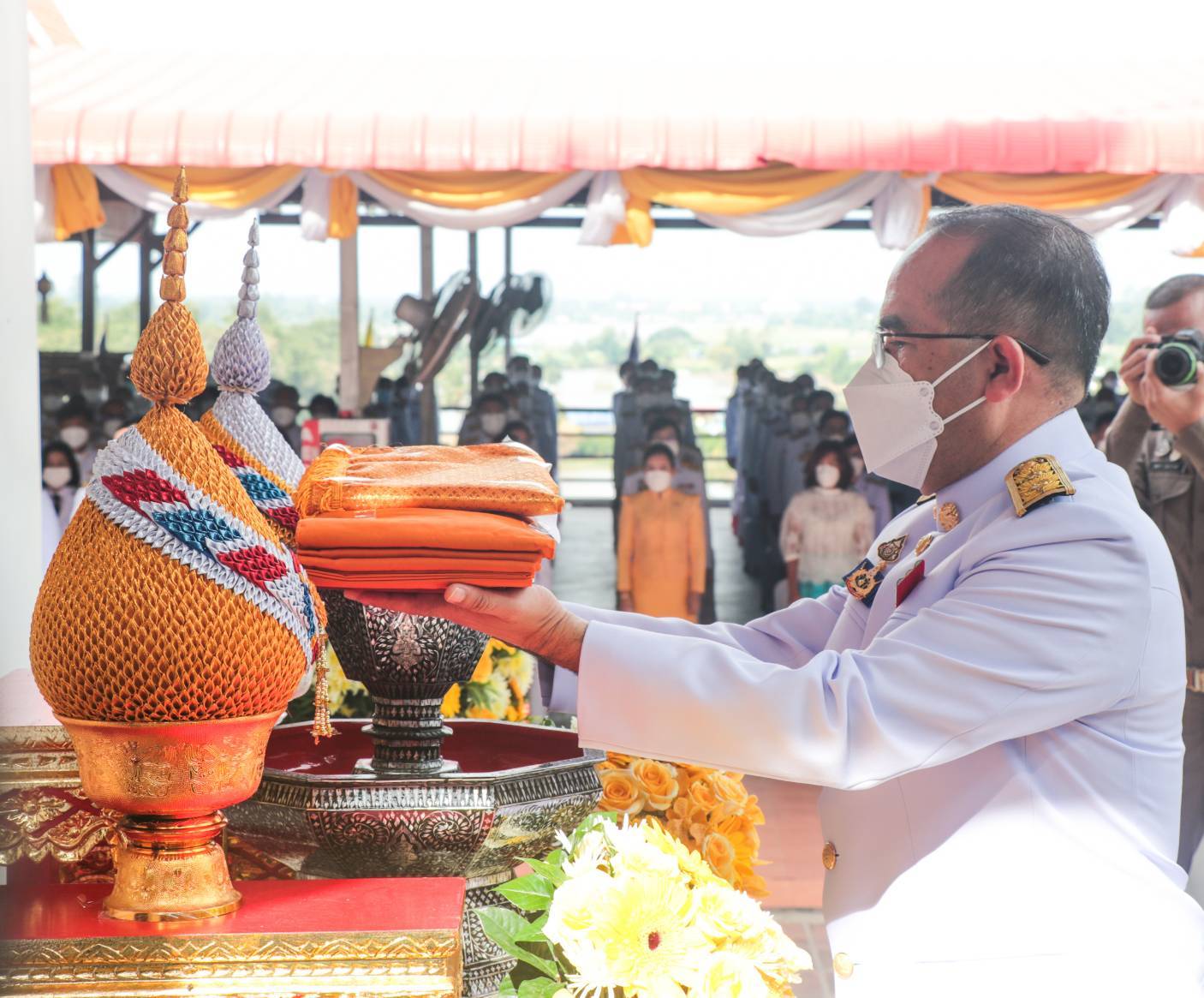 พช.ยโสธร  ร่วมพิธีถวายผ้าพระกฐินพระราชทานกรมการพัฒนาชุมชน ประจำปี 2564 ณ วัดธรรมามูลวรวิหาร อำเภอเมืองชัยนาท จังหวัดชัยนาท ?
