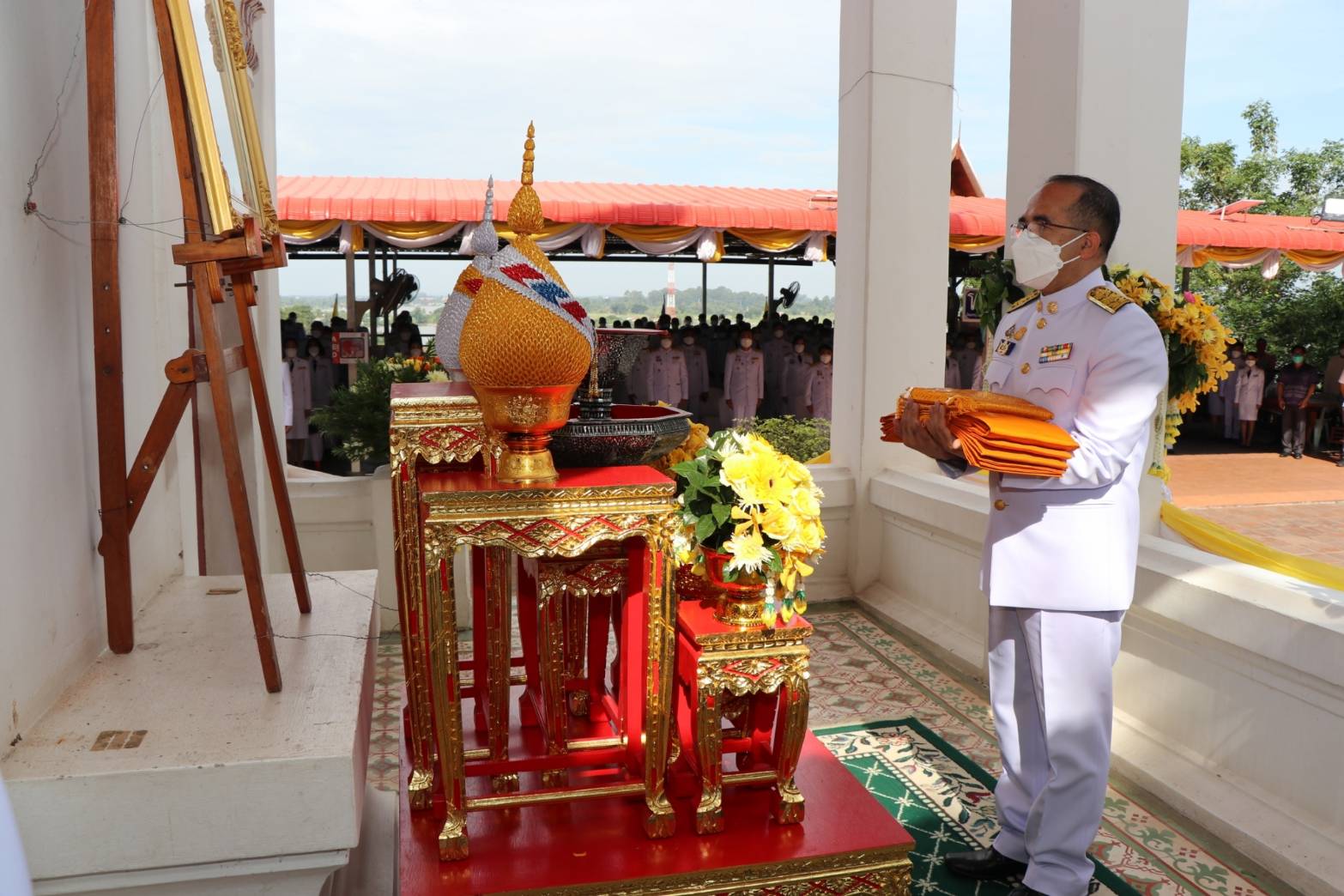 พช.ยโสธร  ร่วมพิธีถวายผ้าพระกฐินพระราชทานกรมการพัฒนาชุมชน ประจำปี 2564 ณ วัดธรรมามูลวรวิหาร อำเภอเมืองชัยนาท จังหวัดชัยนาท ?