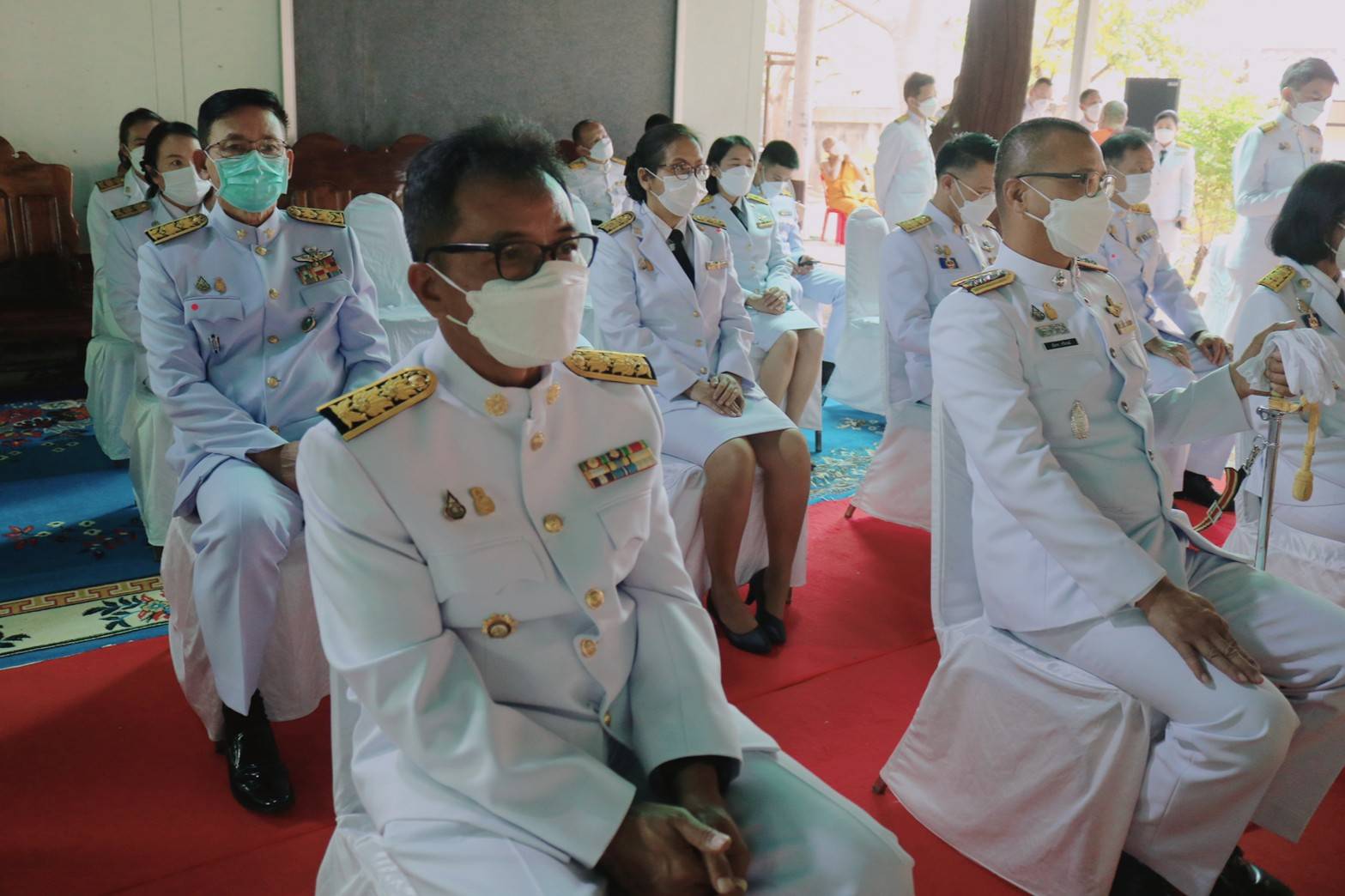 พช.ยโสธร ร่วมพิธีถวายผ้าพระกฐินพระราชทาน ประจำปี 2564 ม.ร.ว.มาลินี จักรพันธุ์ ถวายผ้าพระกฐินพระราชทาน ณ วัดบูรพา ตำบลทุ่งแต้ อำเภอเมืองยโสธร จังหวัดยโสธร ?