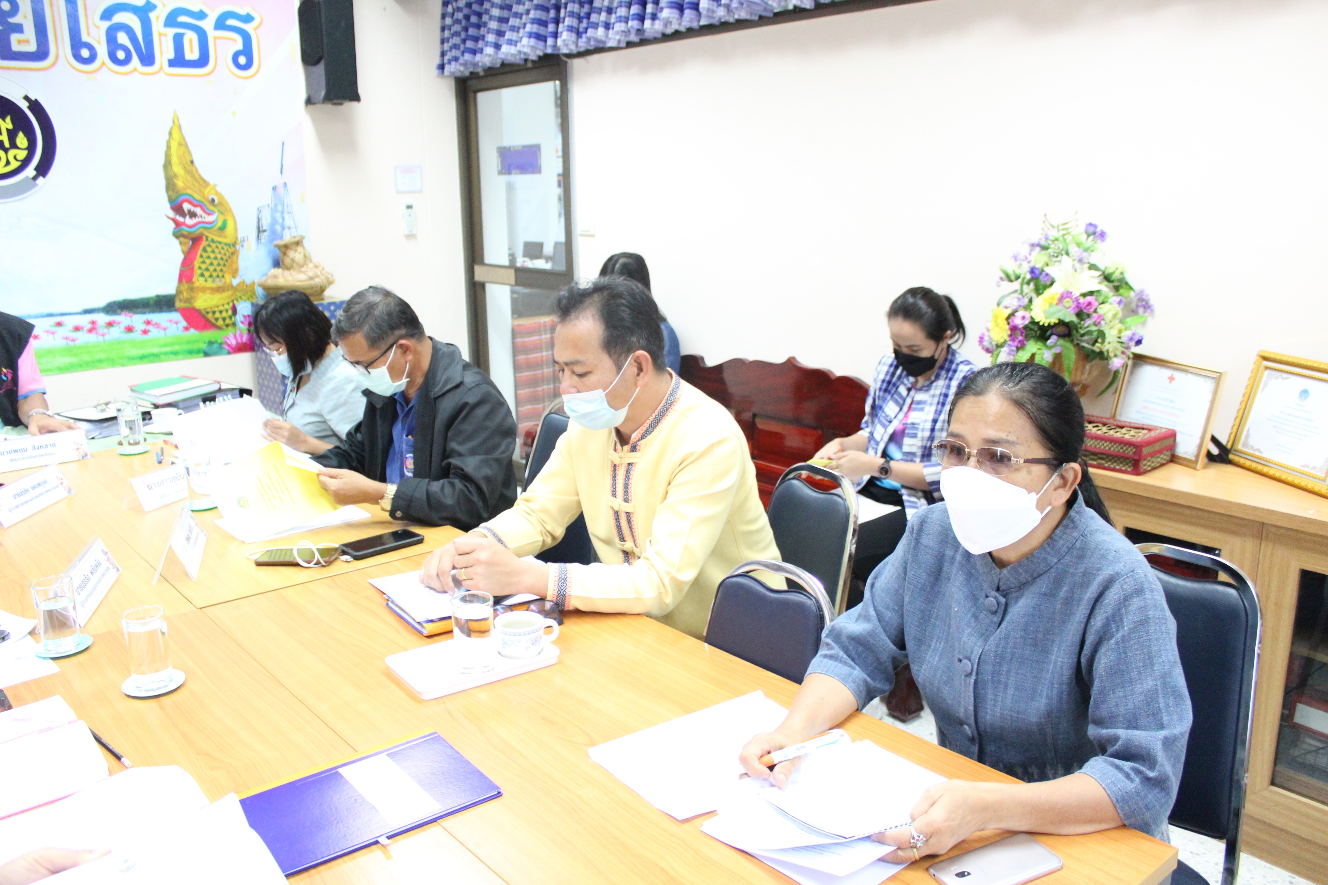พช.ยโสธร จัดประชุมประสานแผนสำนักงานพัฒนาชุมชนจังหวัดยโสธร ครั้งที่ 11/2564