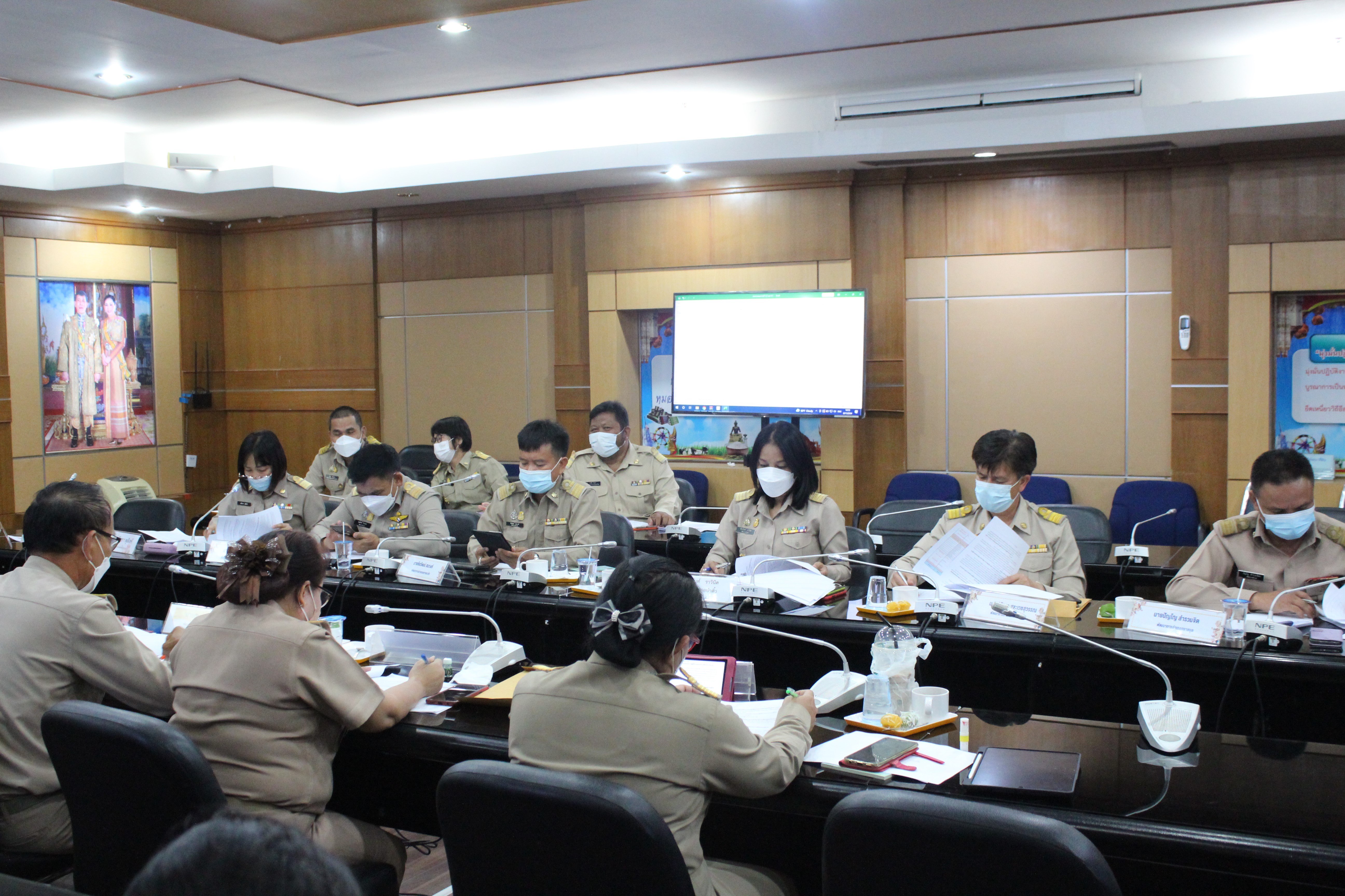 พช.ยโสธร  ประชุมผู้บริหารและเจ้าหน้าที่พัฒนาชุมชน  สังกัดสำนักงานพัฒนาชุมชน จังหวัดยโสธร ครั้งที่ 10/2564 ??